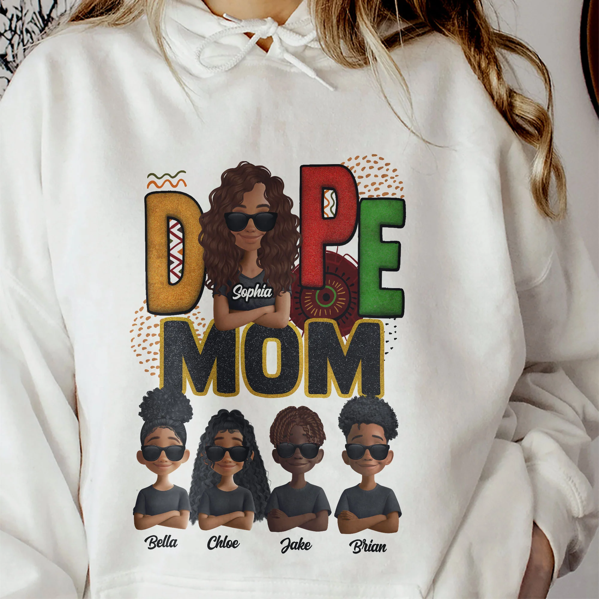 Best Mom Ever New Leopard Version - Personalized Shirt - Image 6