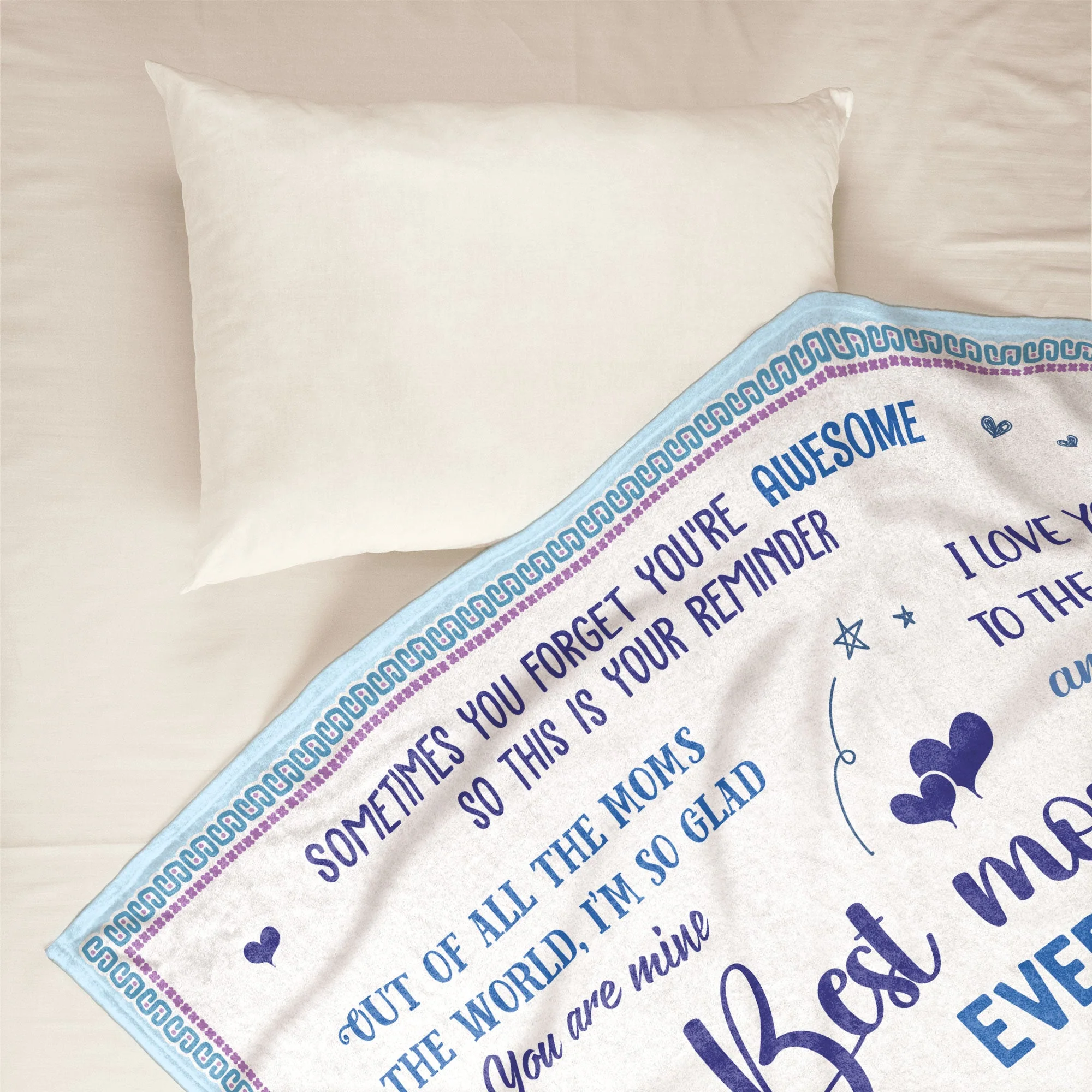 Best Mom Ever - Personalized Blanket - Image 4