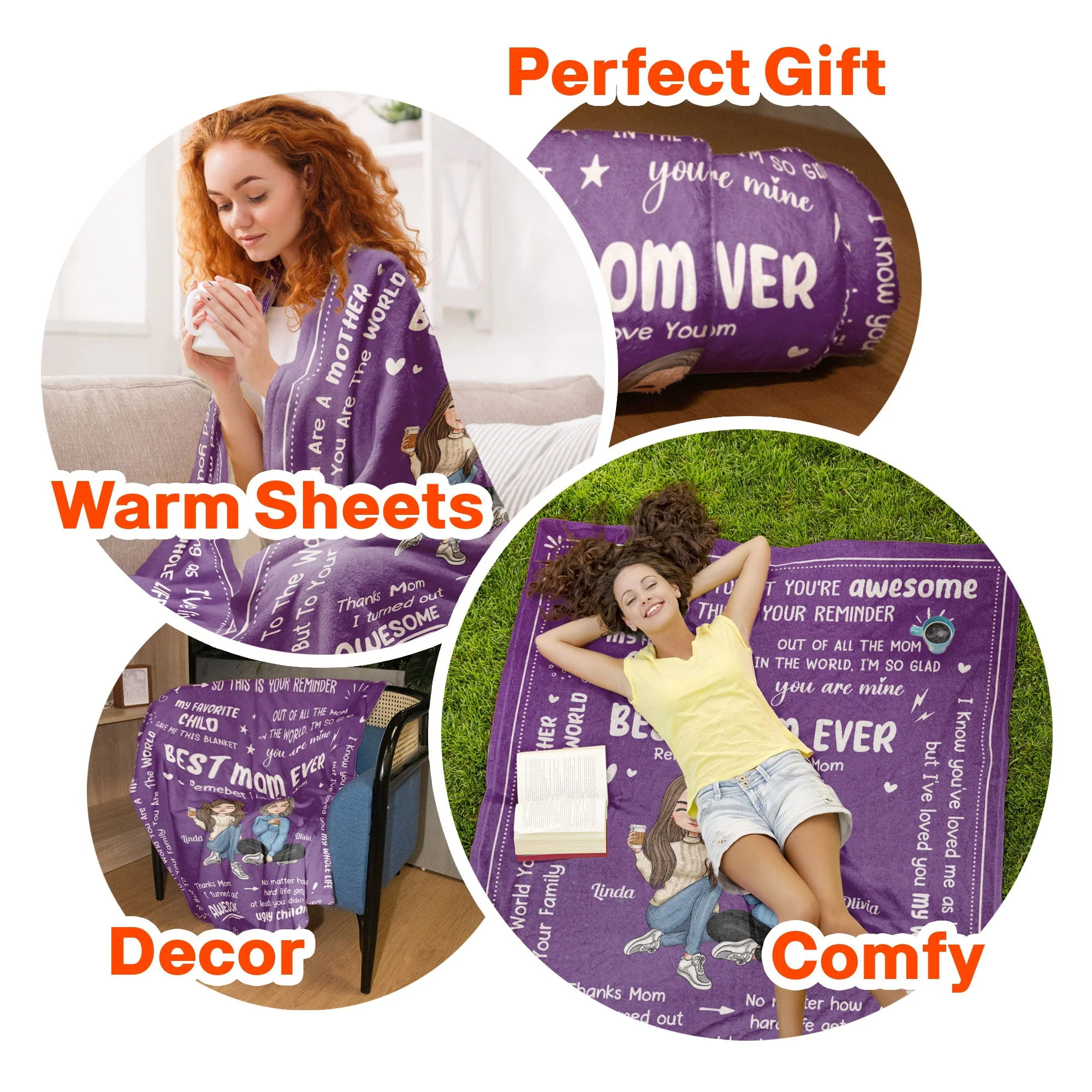 Best Mom Ever Remember We Love You - Personalized Blanket - Image 6