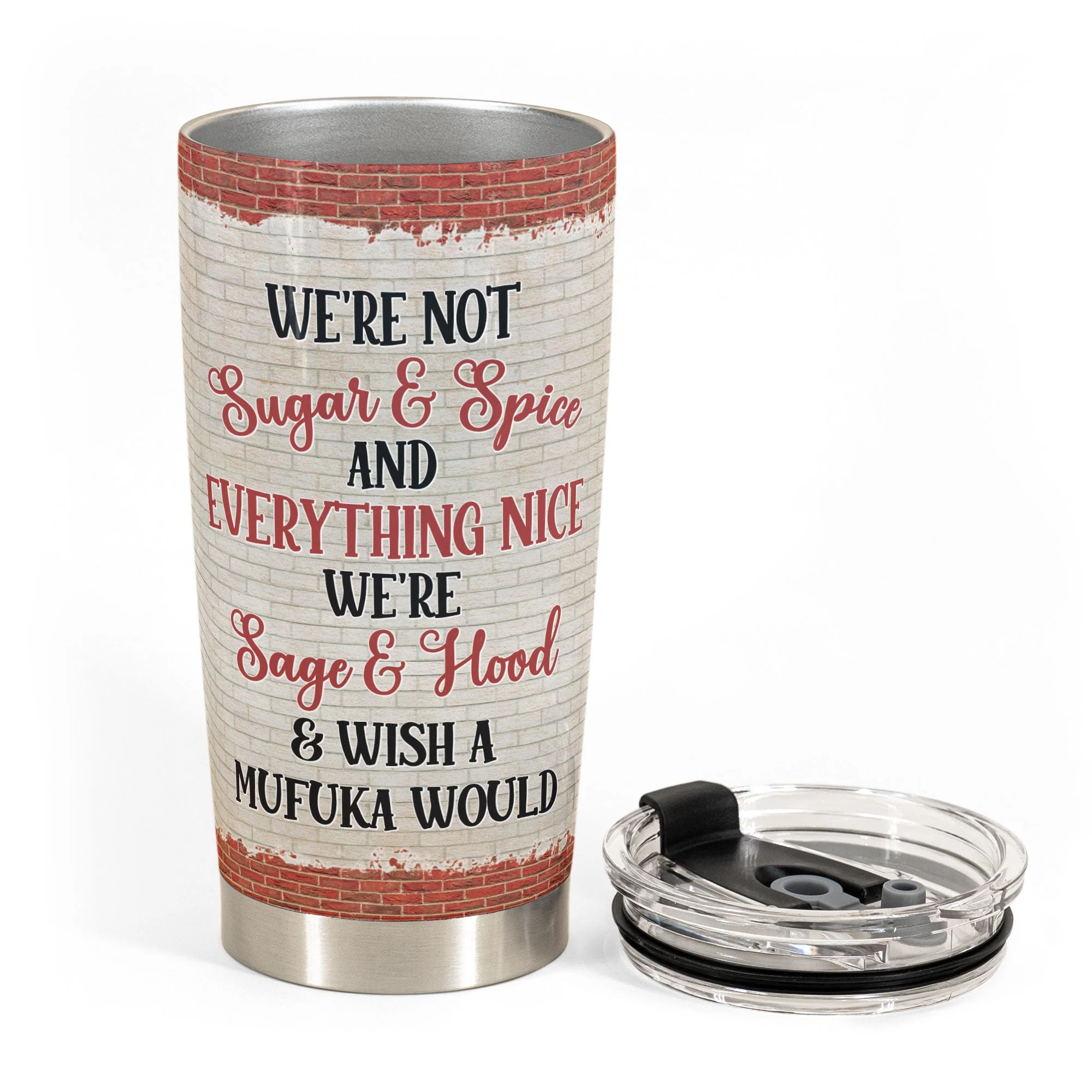 Besties Forever We're Not Sugar And Spice - Personalized Tumbler - New Year Gift For Besties, BFF, Soul Sisters - Image 7