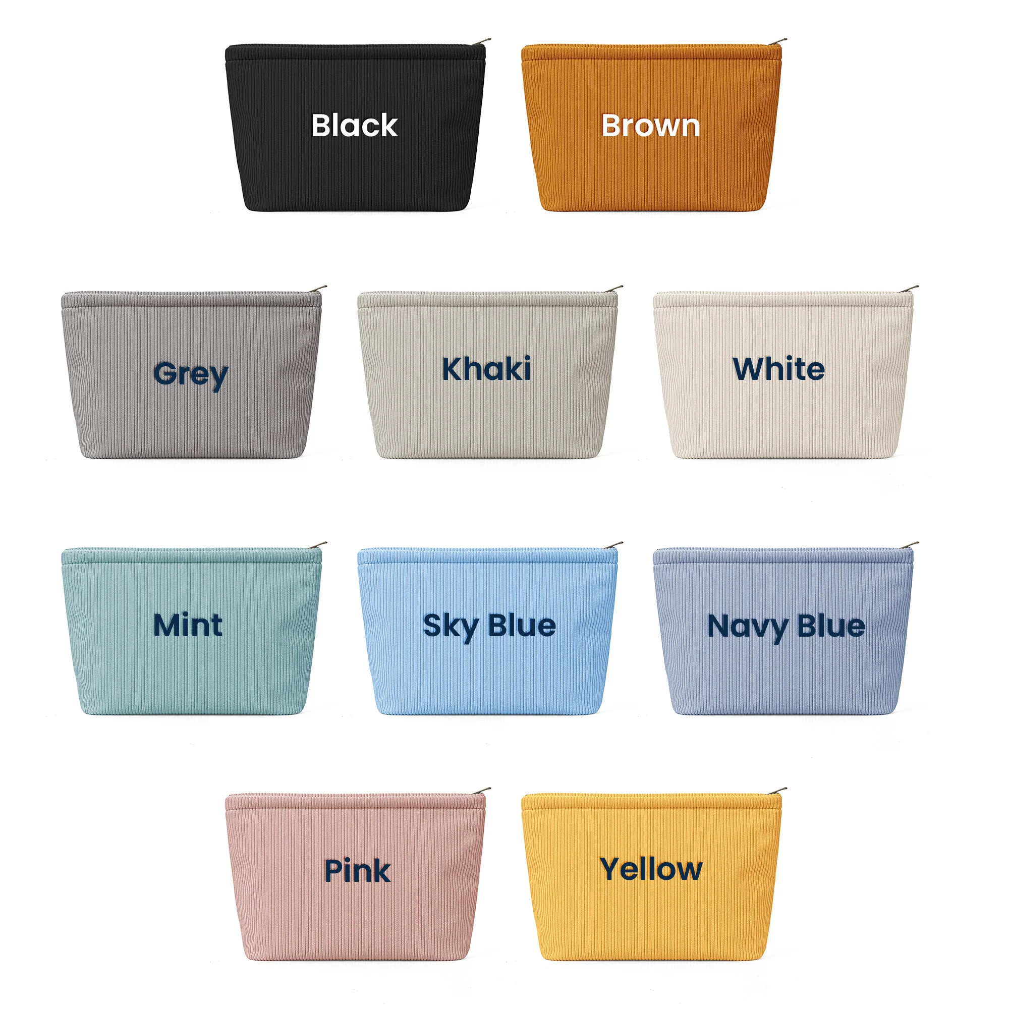Birth Flower God Says I Am - Personalized Makeup Bag - Image 6