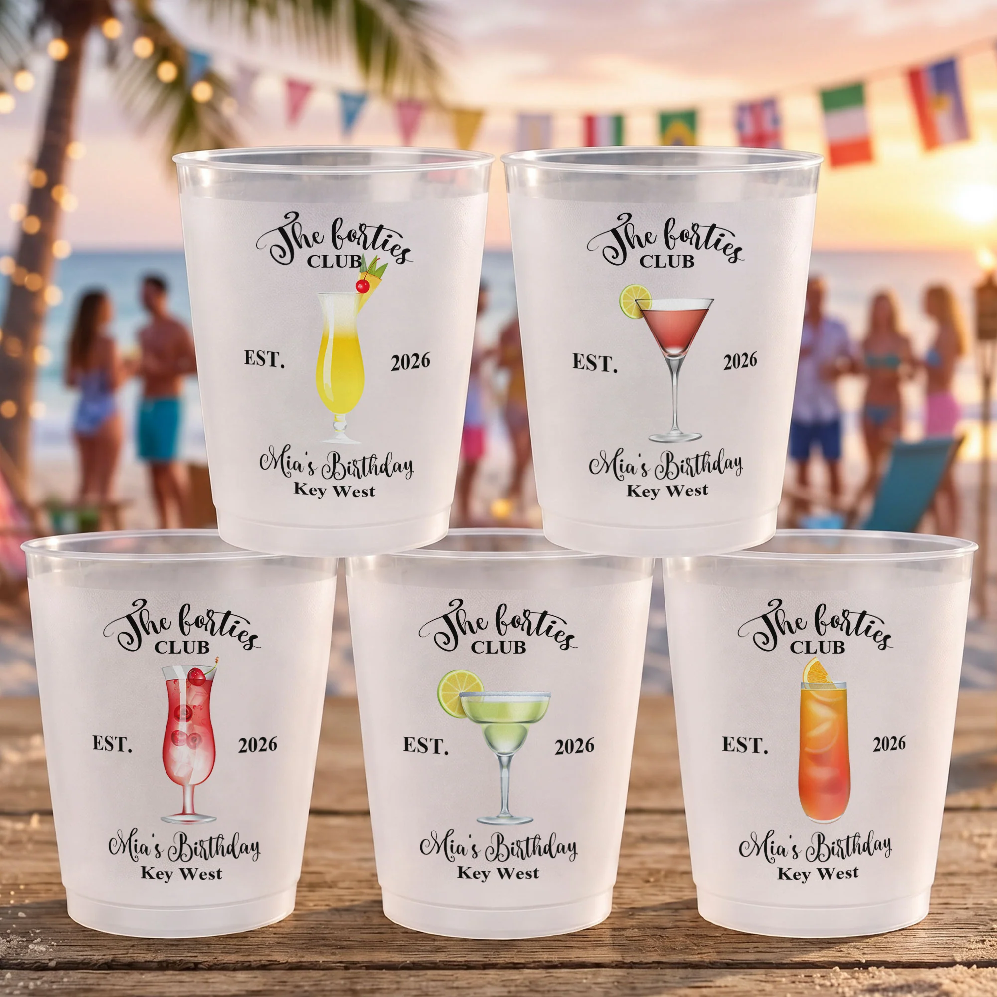 Birthday Club - Personalized Cups