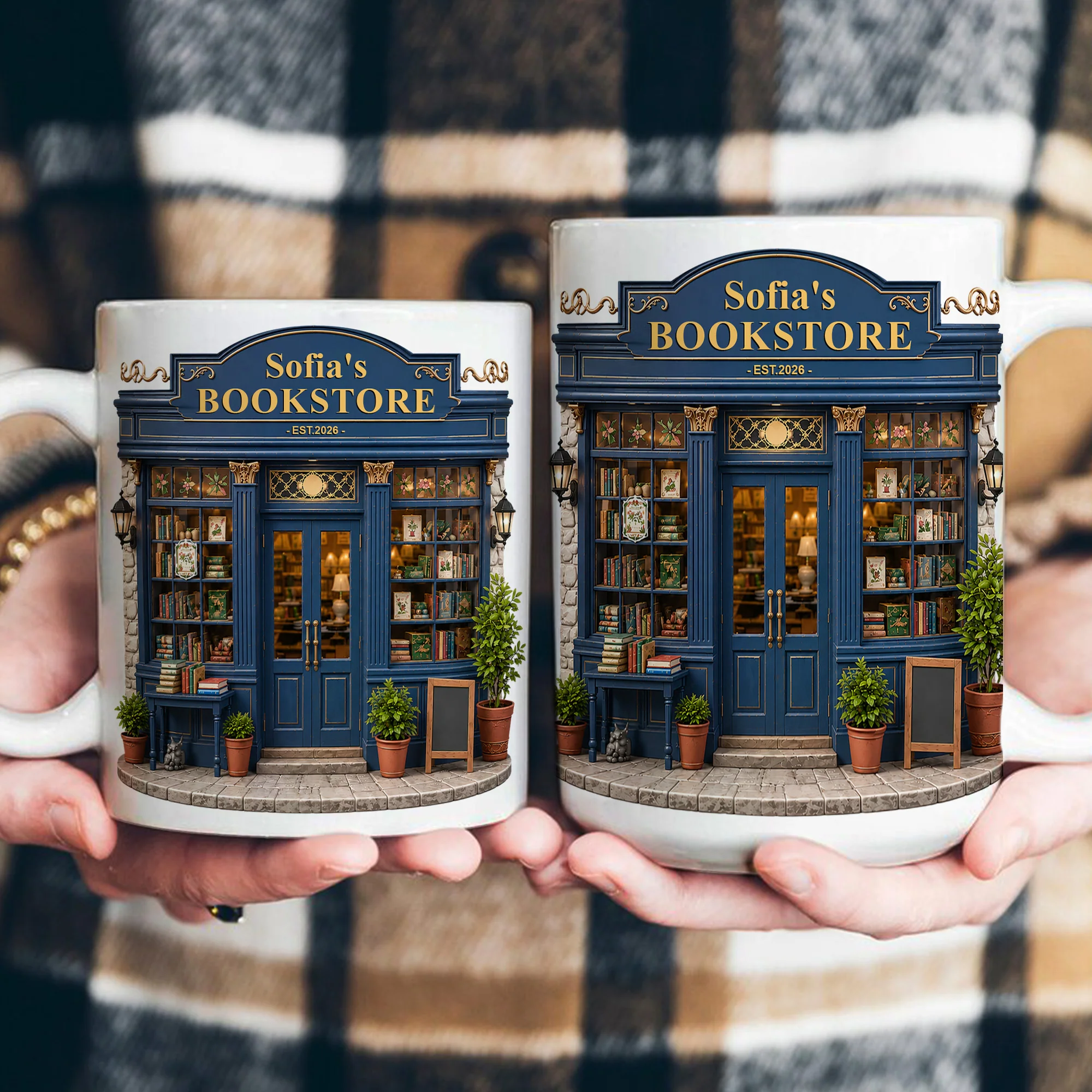 Bookstore Mug, Cozy Library Coffee Cup, Custom Book Lovers Gifts - Personalized Mug - Image 5