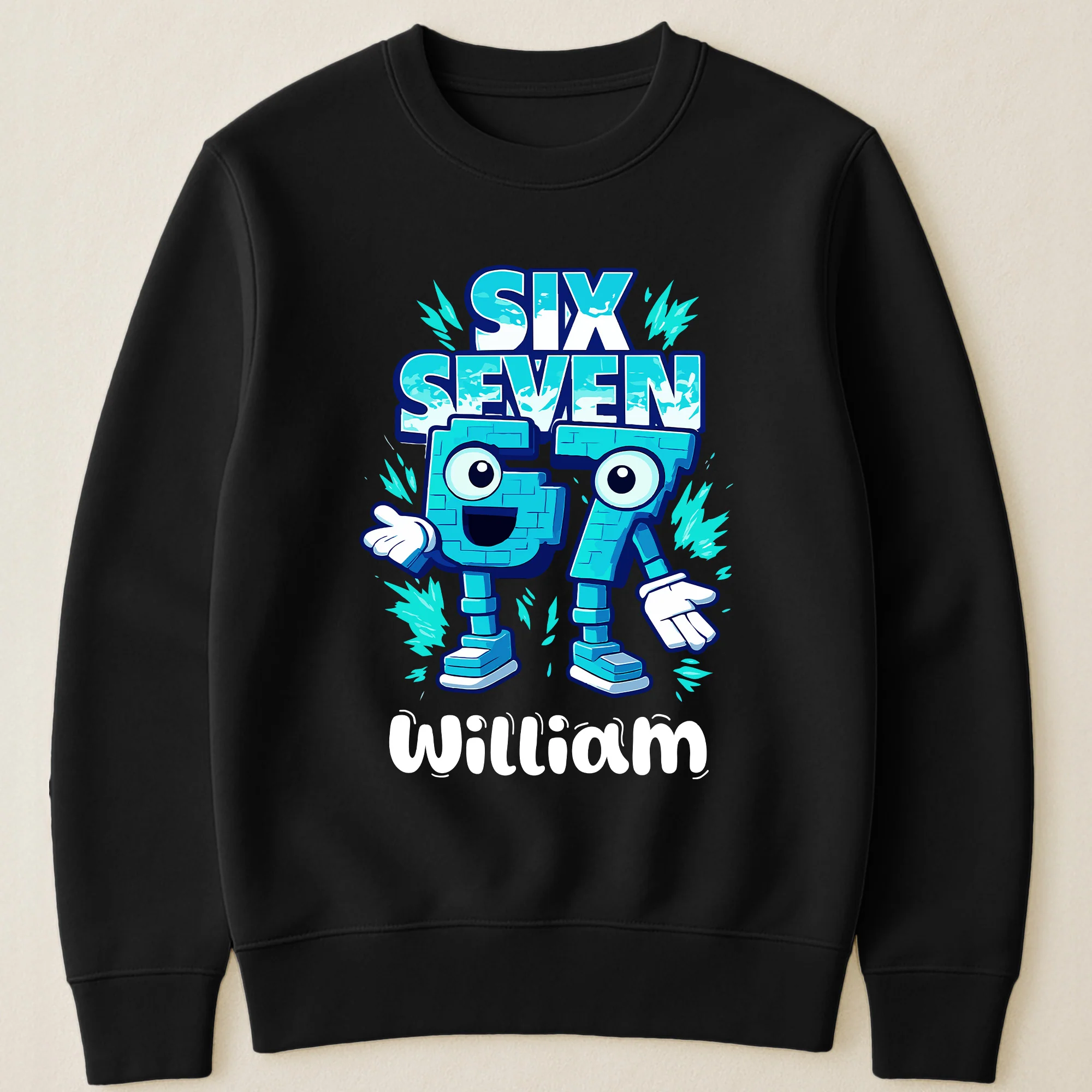 Brainrot Six Seven Kid Gaming - Personalized Shirt - Image 7