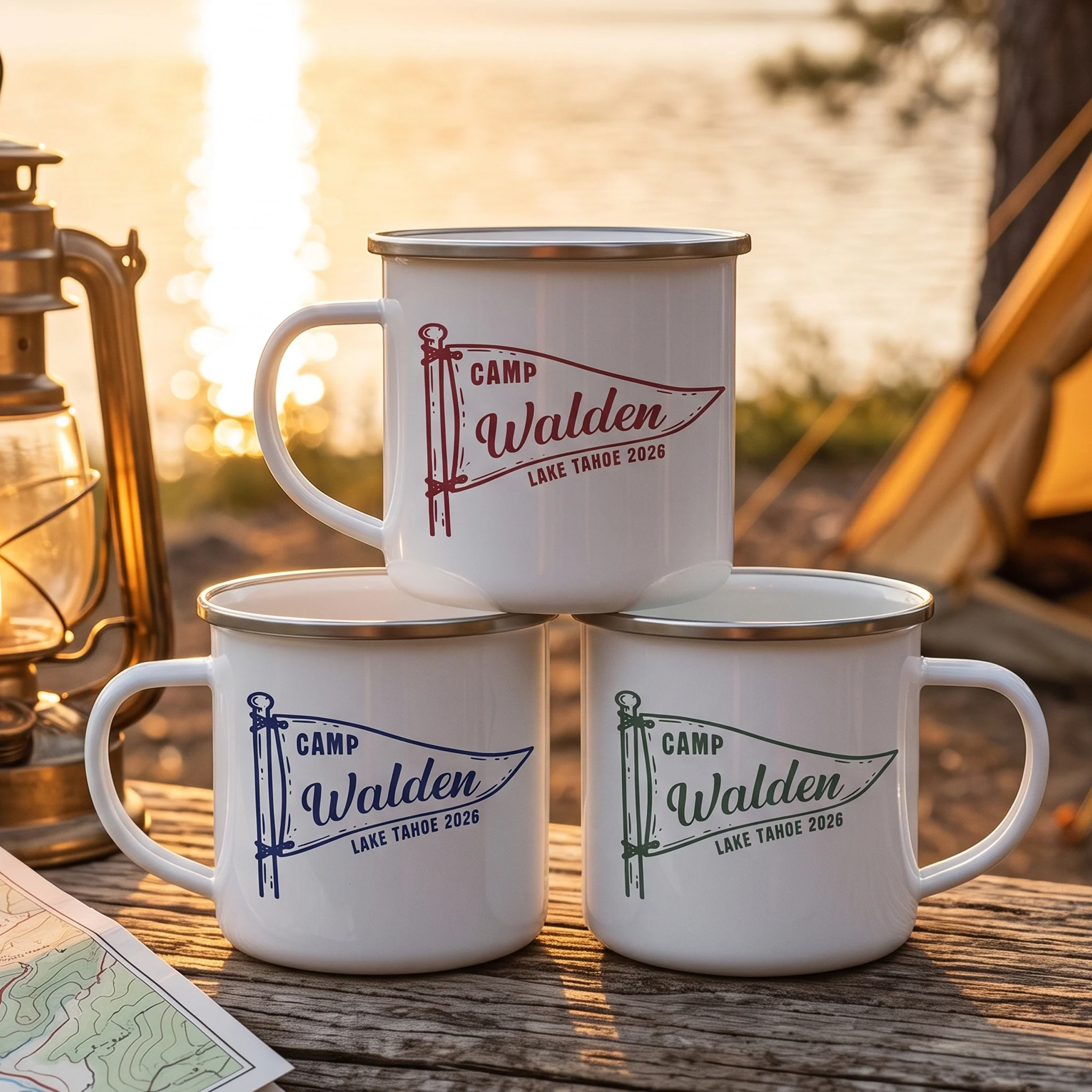 Camp Bachelorette, Camp Birthday, Custom Lake Bach Trip Cabin Crew - Personalized Cups - Image 2
