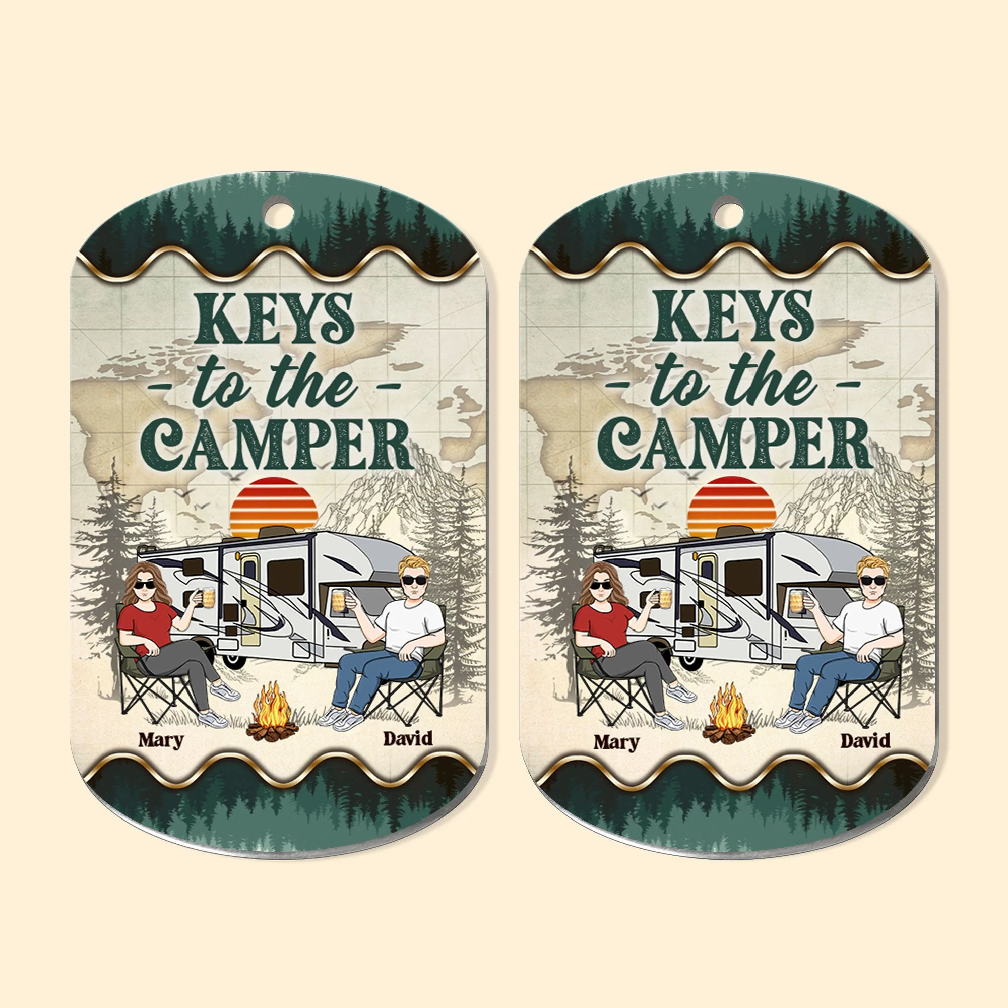 Camper Keys - Personalized Keychain - Image 5