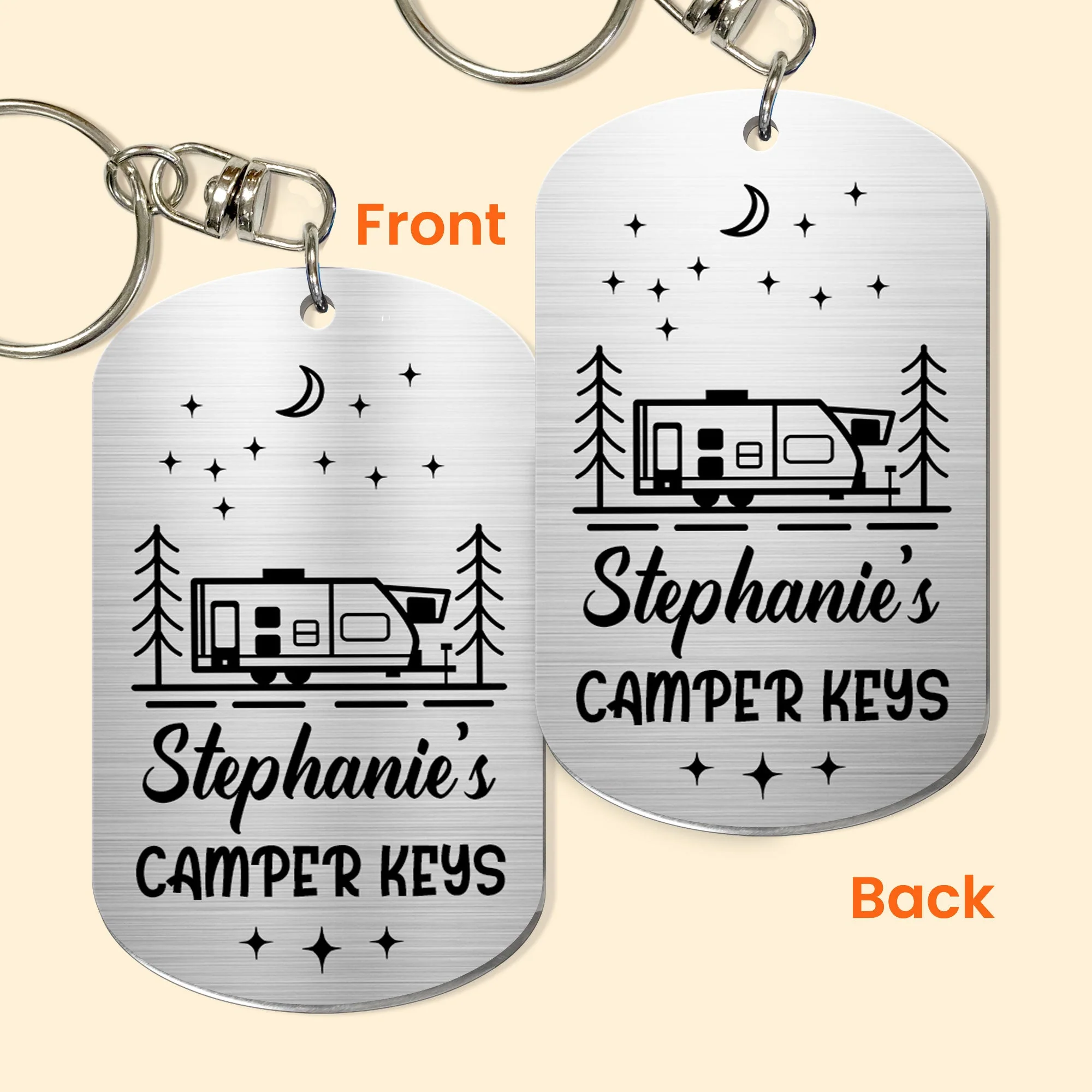 Camper Keys - Personalized Keychain - Image 3