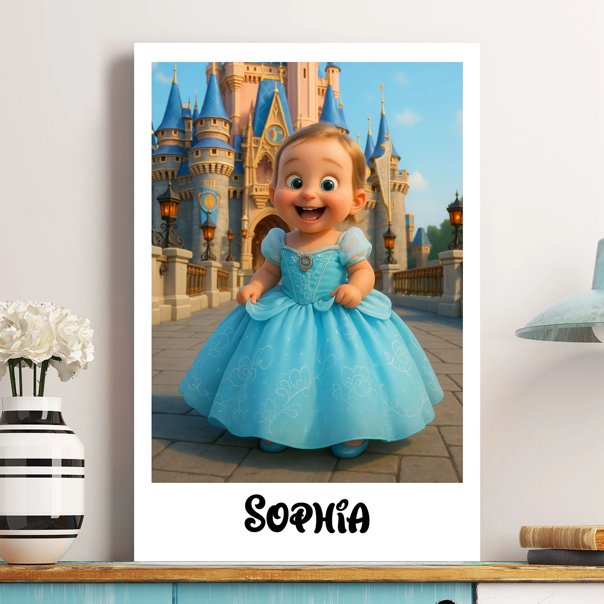 Cartoon Your Photo For Kids, Daughters, Sons, Grandkids - Personalized Photo Poster - Image 5