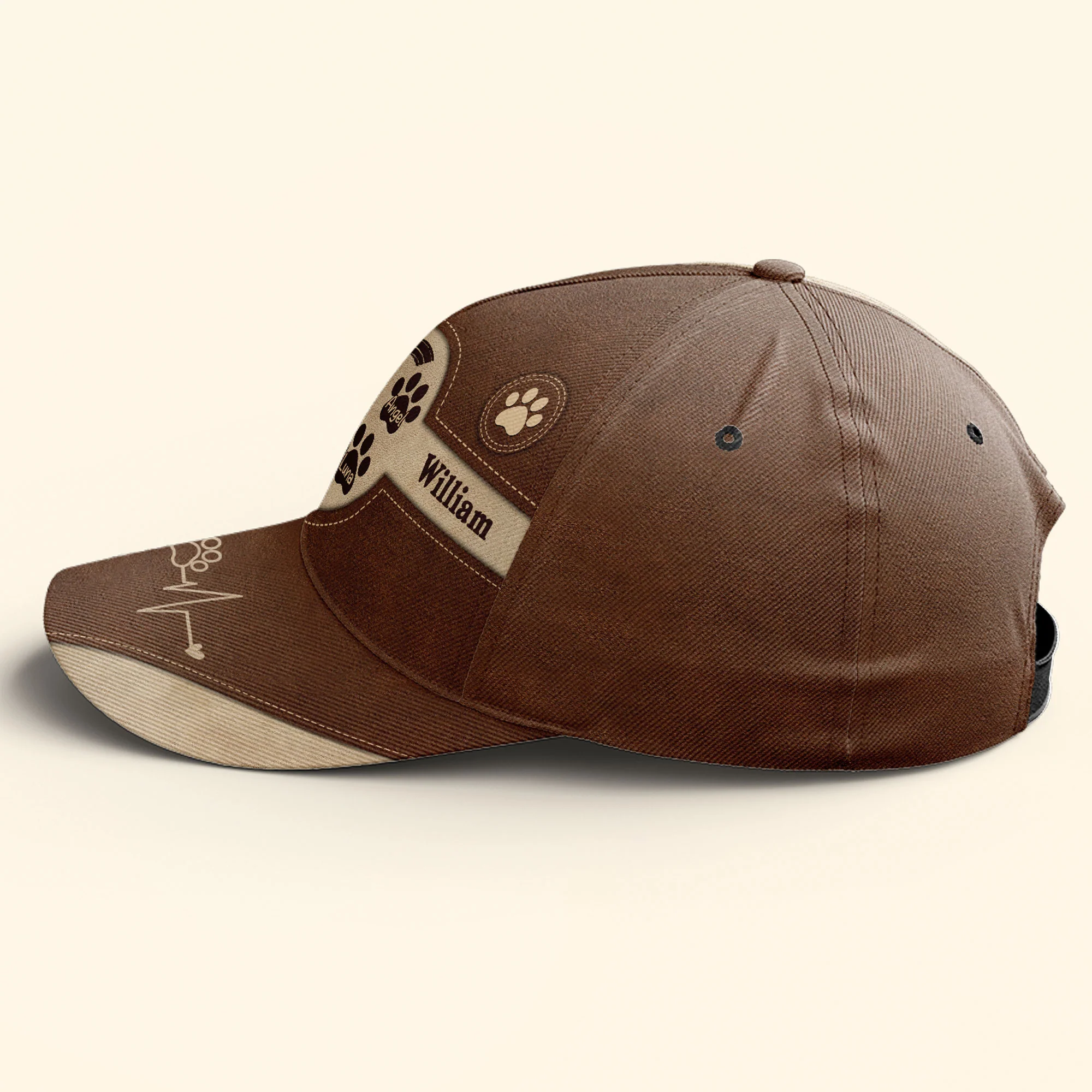 Cat Dad Dog Dad - Personalized Classic Cap - Image 7