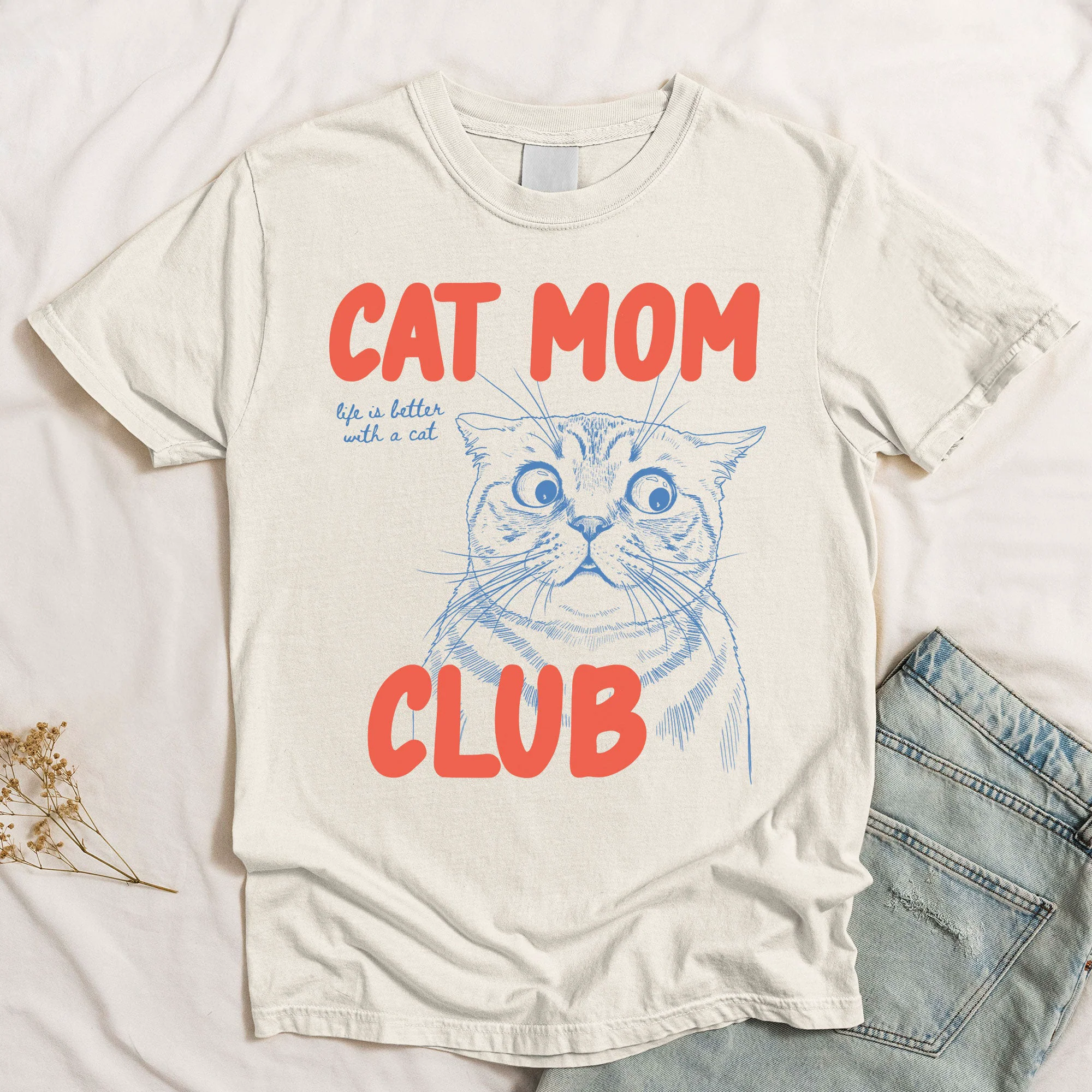 Cat Mom Dog Mom Club - Personalized Shirt
