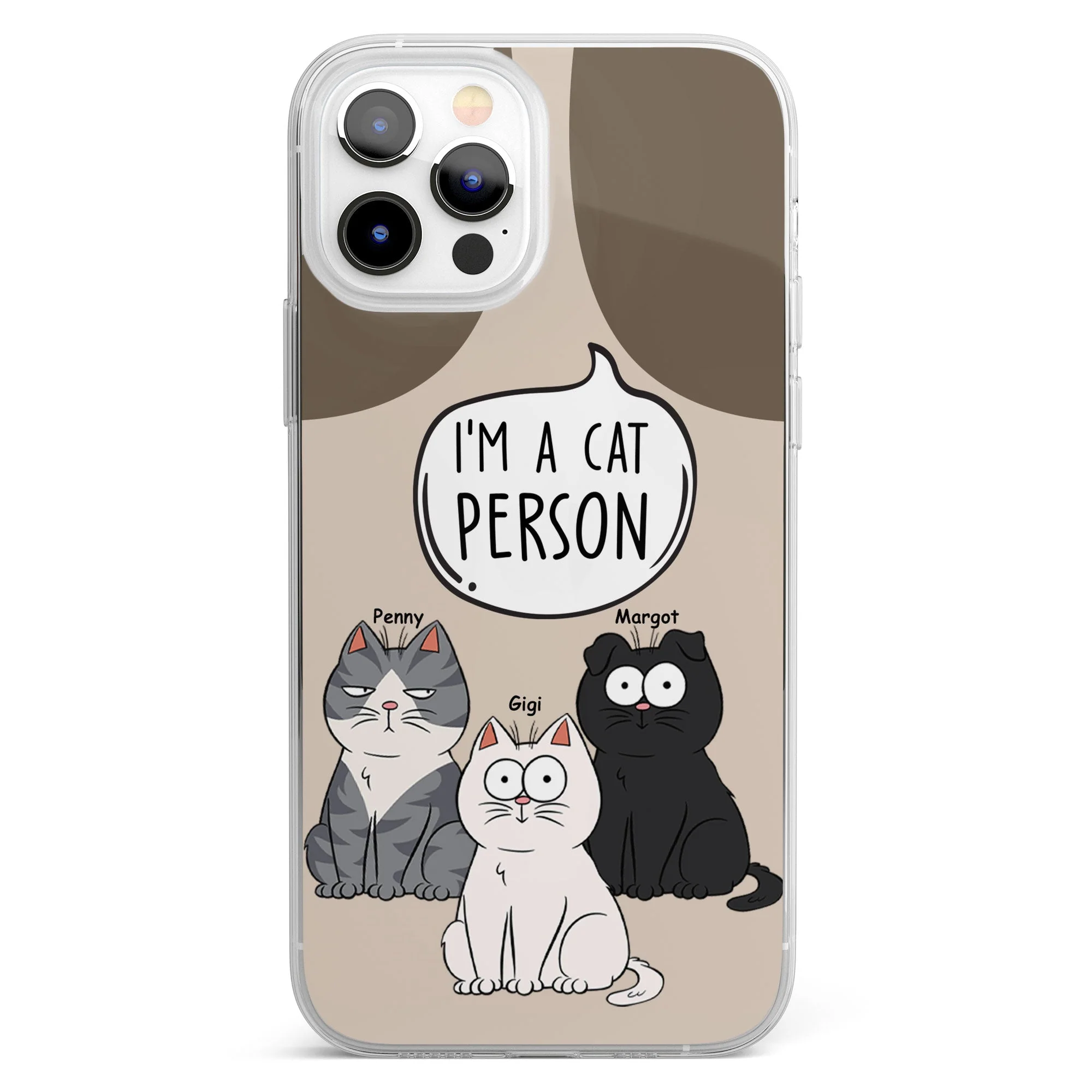 Cat Person - Personalized Clear Phone Case - Image 6
