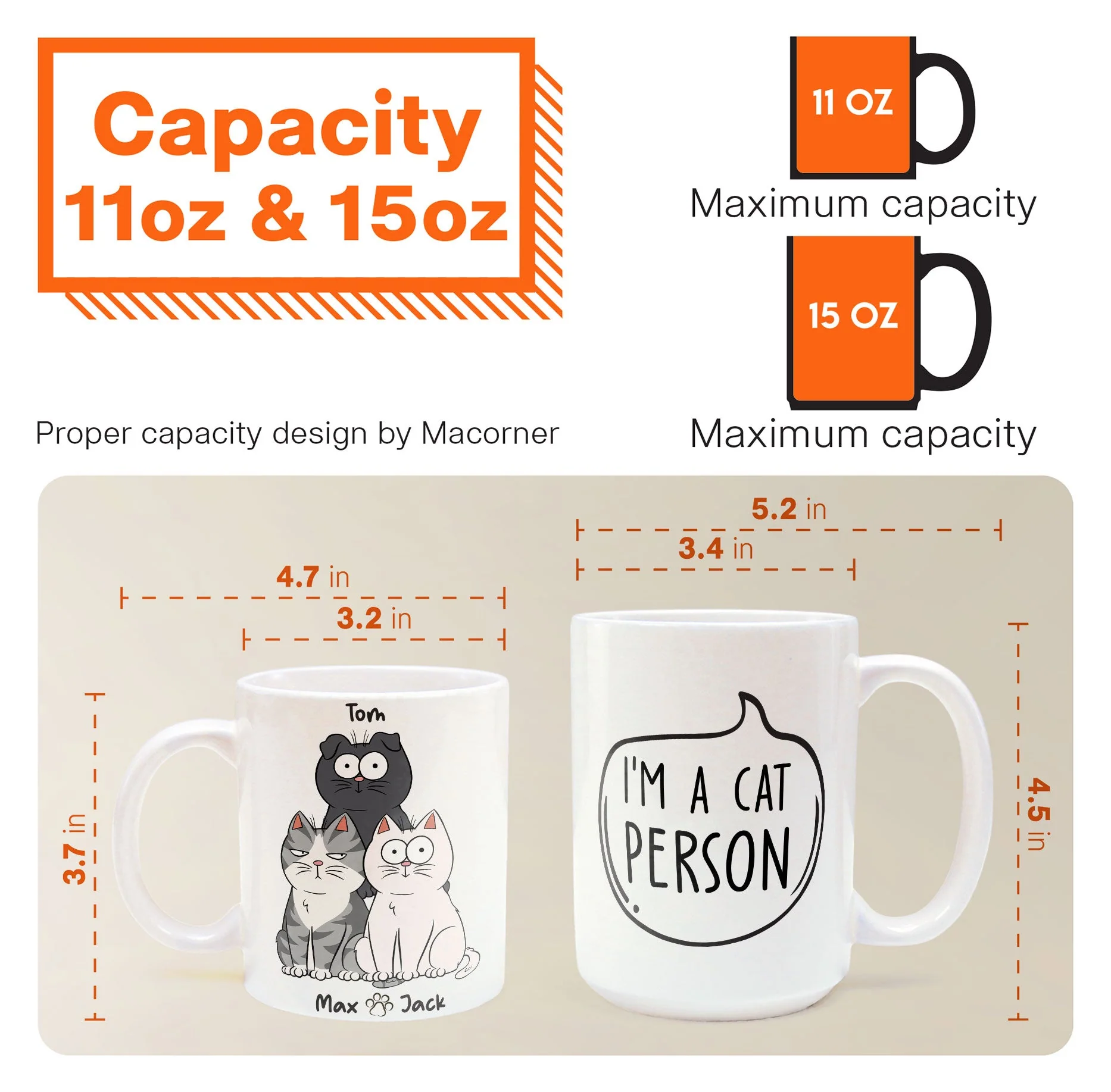 Cat Person - Personalized Mug - Image 6
