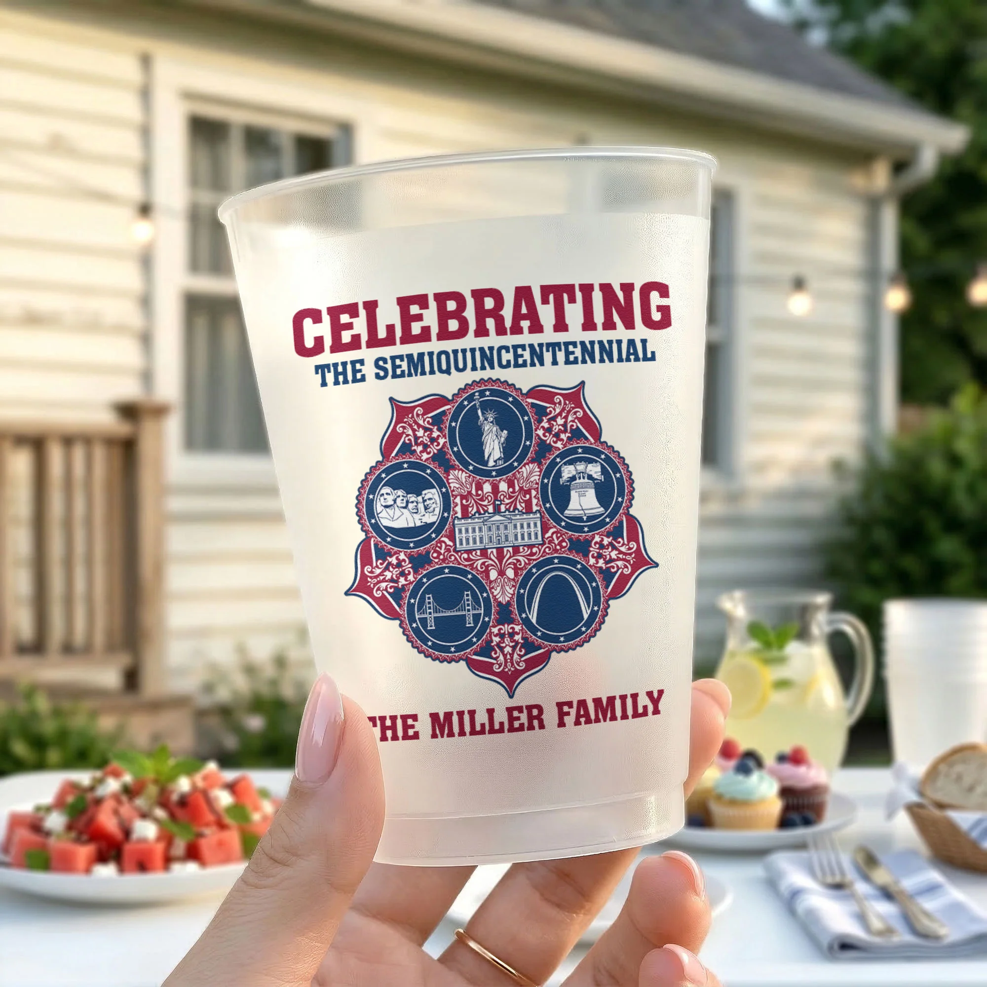 Celebrating America's Semiquincentennial - Personalized Cups - Image 2