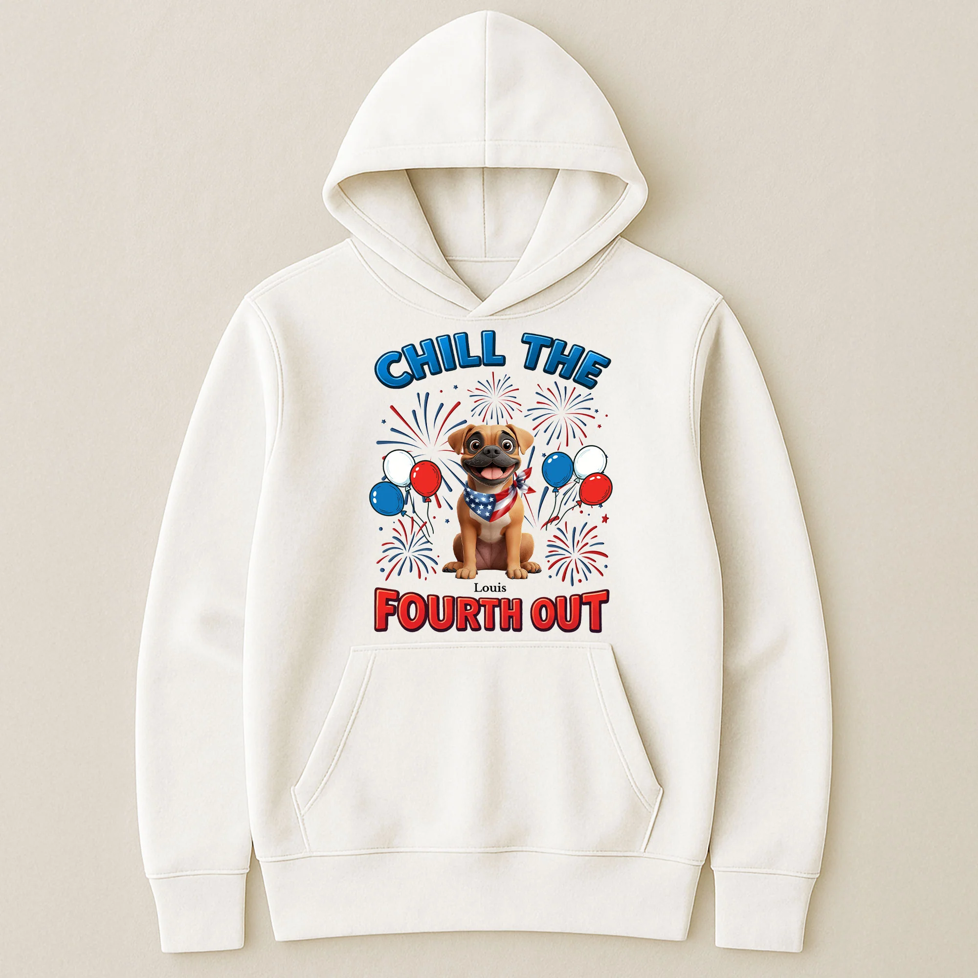 Chill The Fourth Out - Independence Day - Personalized Shirt - Image 5