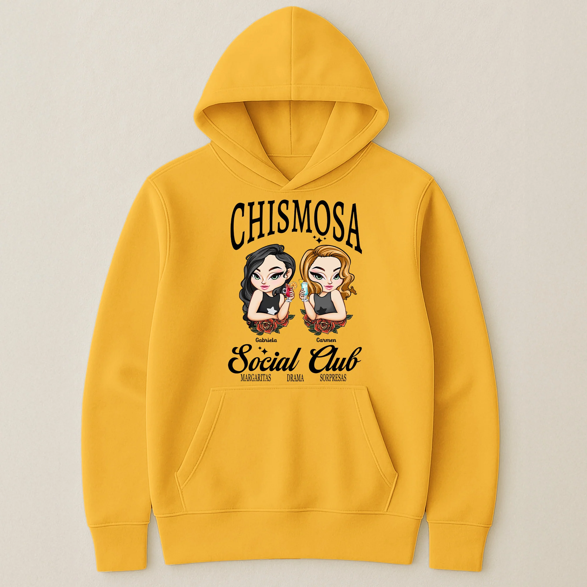 Chismosa Social Club Latina Hispanic Latinx Margarita Chisme - Personalized Shirt - Image 4