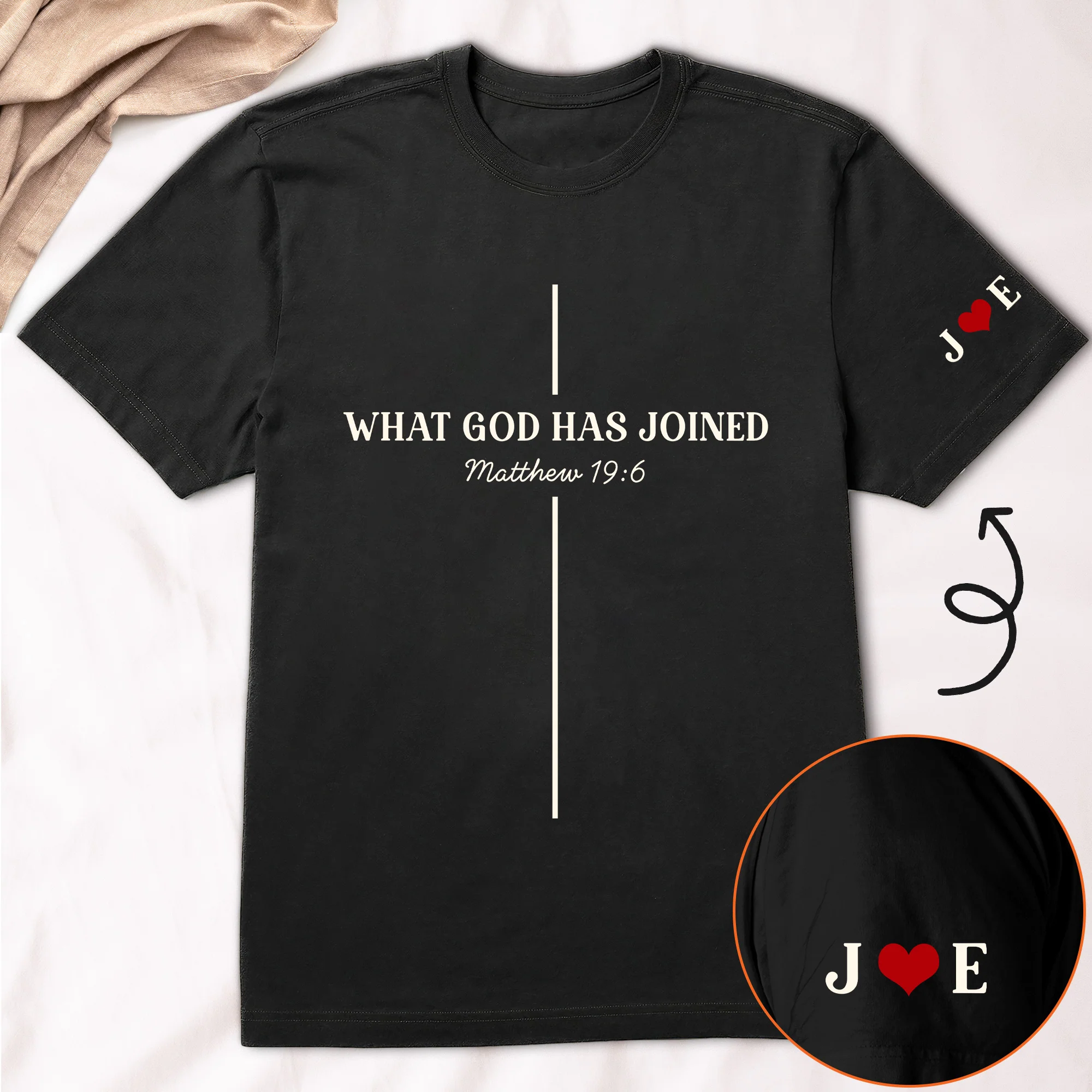 Christian Couples Matching Shirts For Him, Her, Newlywed - Personalized Shirts - Image 8