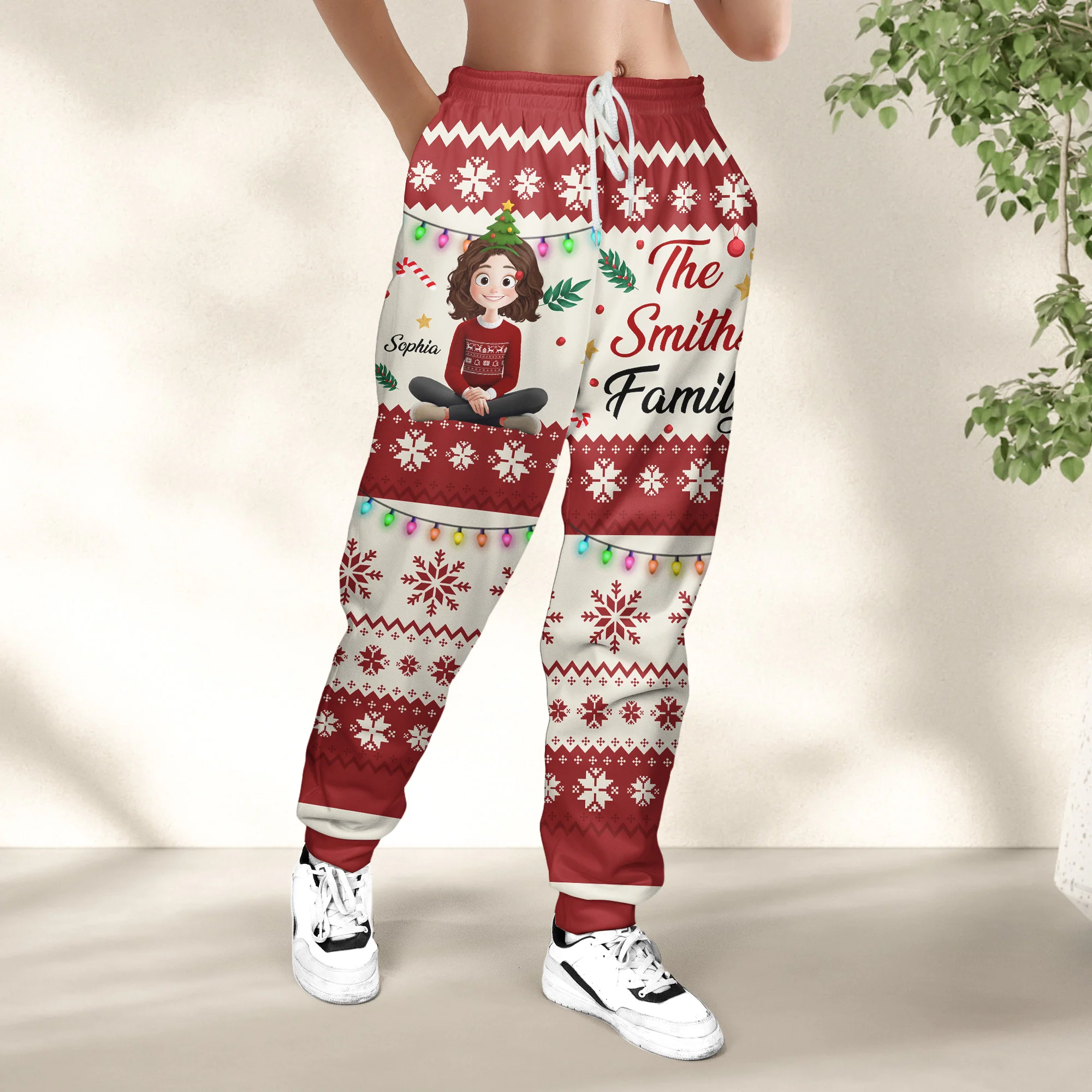 Christmas Our Family - Personalized Sweatpants - Image 5