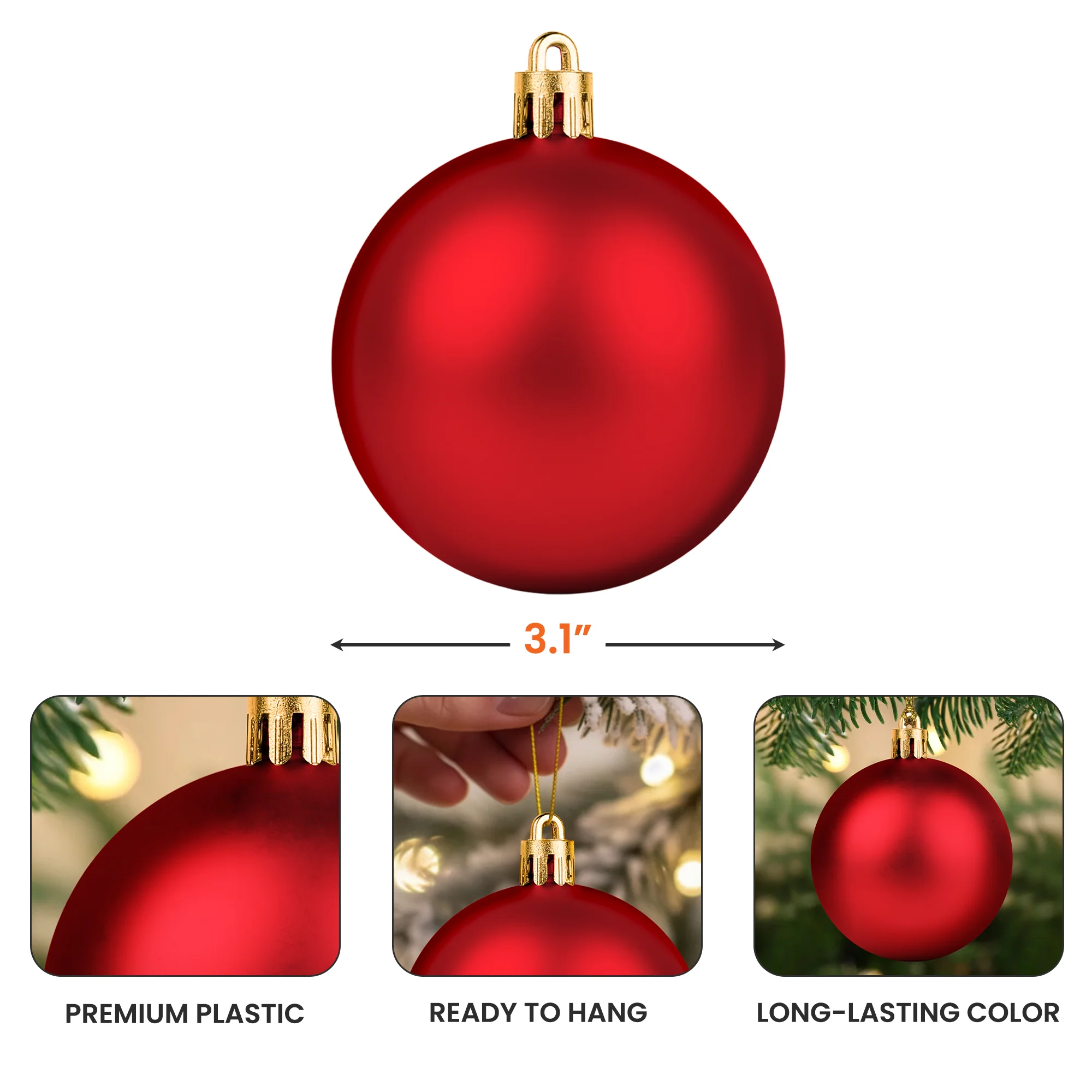 Memorial Pet Ornament, I Miss You - Personalized Ball Ornament - Image 5