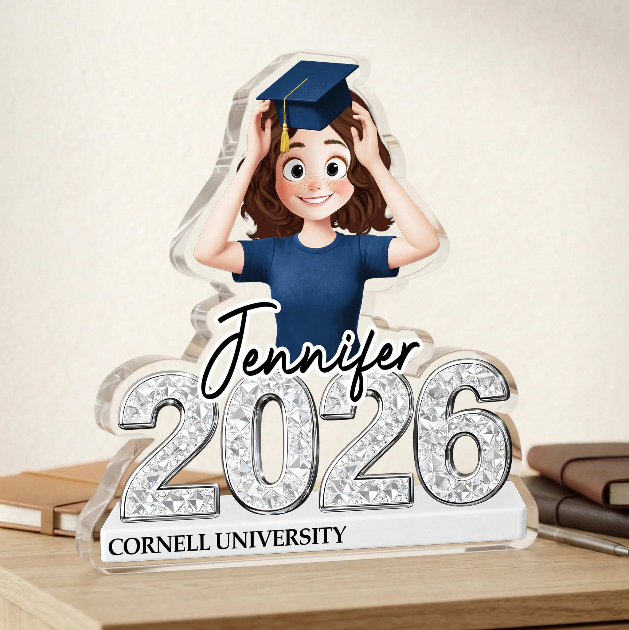 Class Of Graduation Gift - Personalized Acrylic Plaque - Image 3