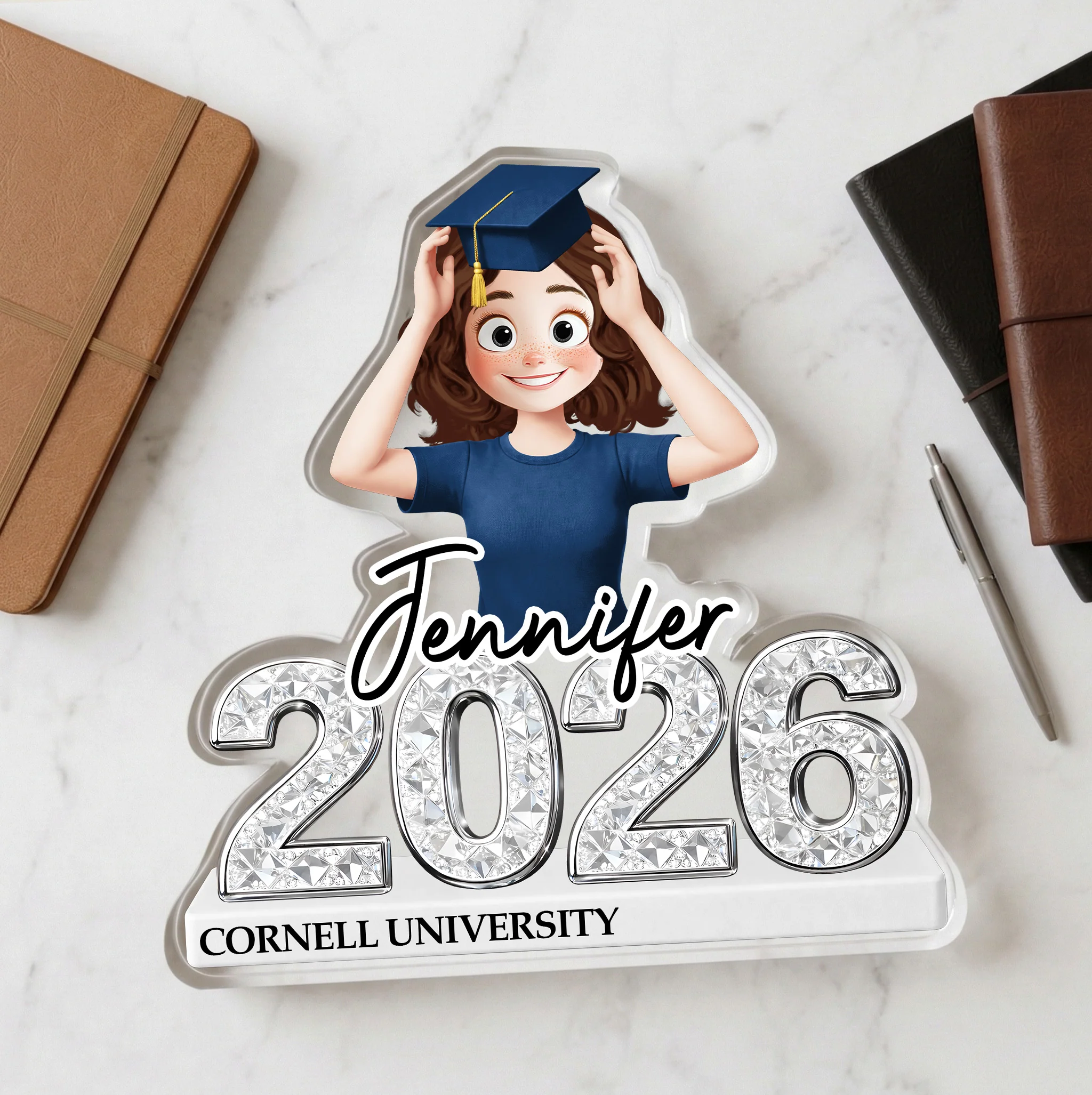 Class Of Graduation Gift - Personalized Acrylic Plaque - Image 4