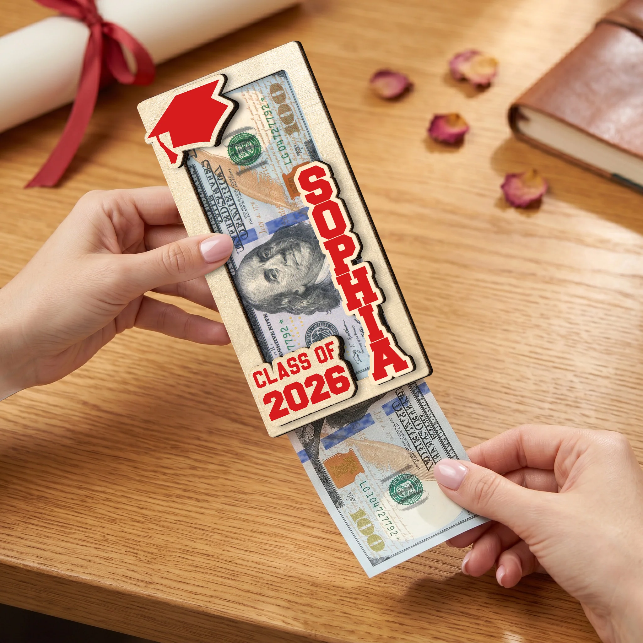 Class Of Graduation Gift - Personalized Money Holder - Image 2