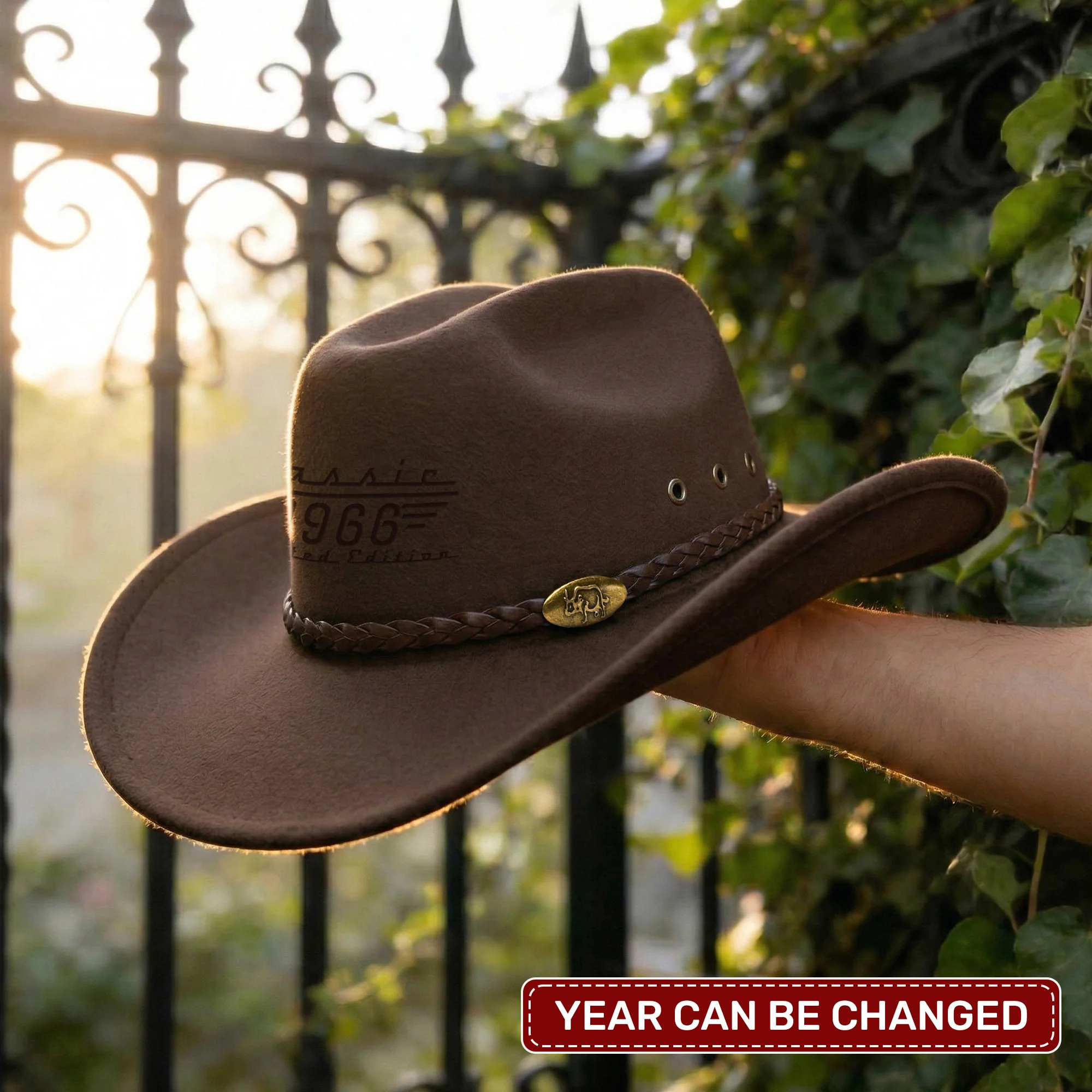 Classic Limited Edition - Birthday Gift, Father's Day Gift For Him, Dad, Husband, Grandpa - Personalized Cowboy Hat - Image 6