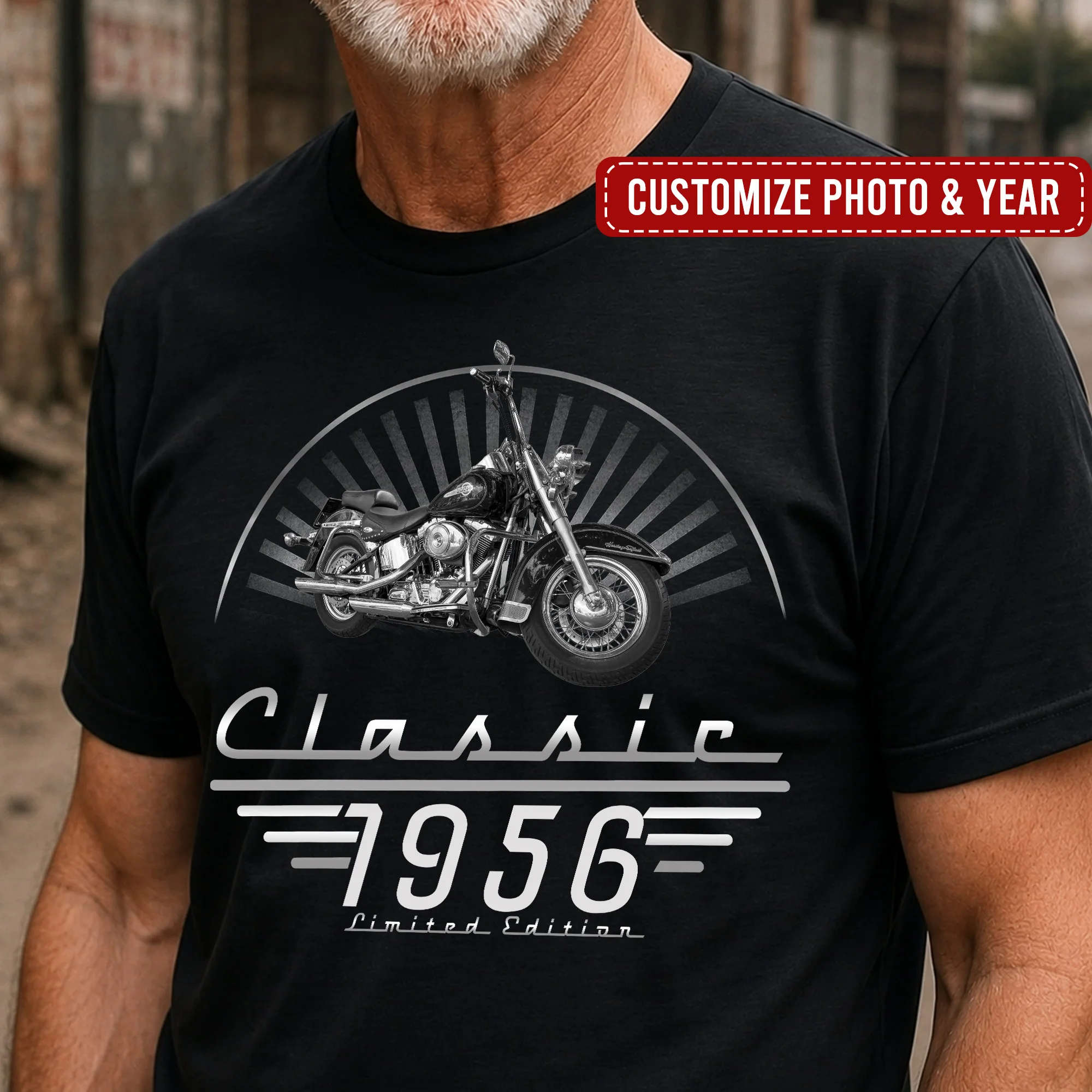 Classic Limited Edition Custom Vintage Photo Car, Motor - Personalized Shirt - Image 2