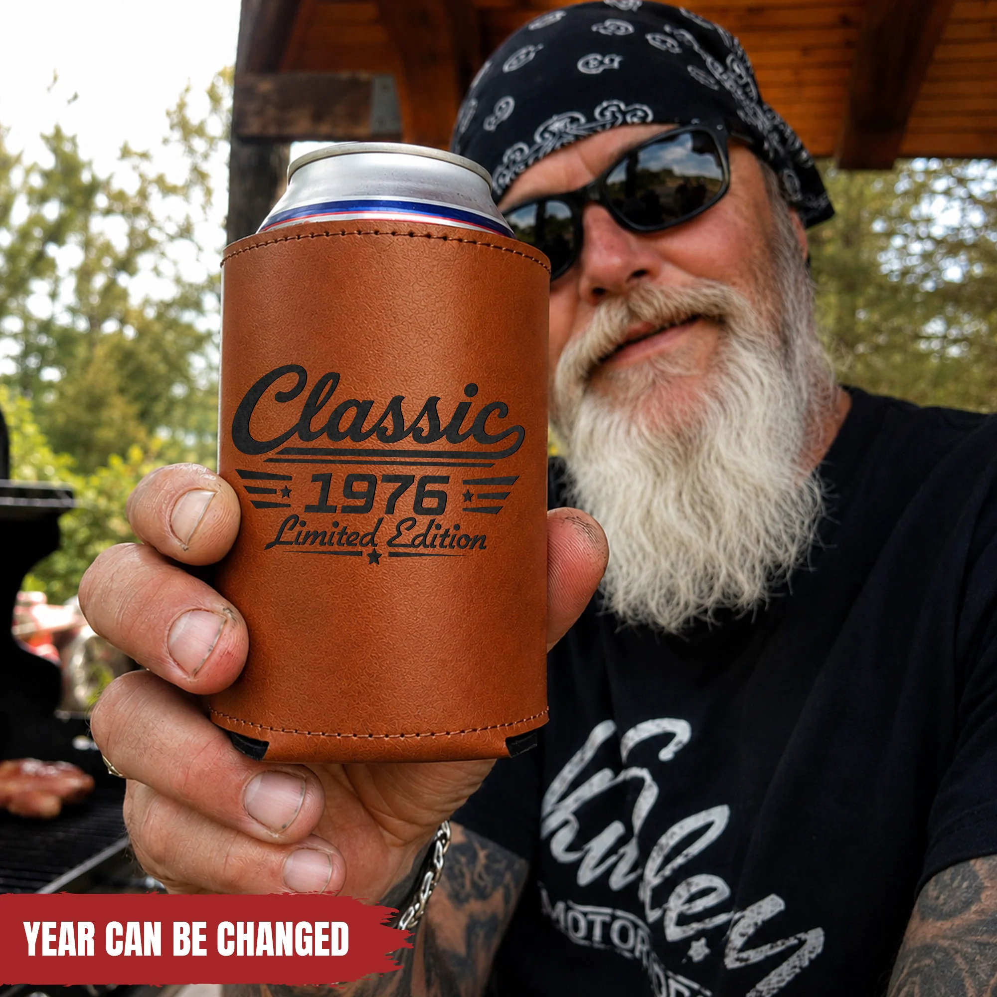 Classic Limited Edition - Gifts For Men, Dad, Him, Husband, Grandpa - Personalized Can Cooler - Image 3