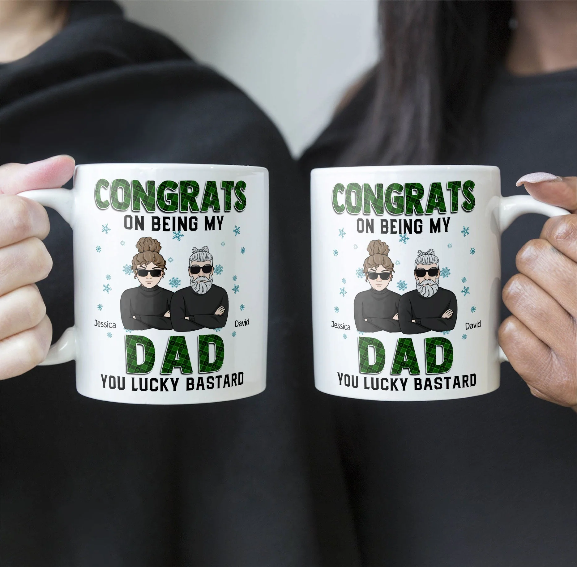 Congrats On Being My Dad - Personalized Mug - Image 2
