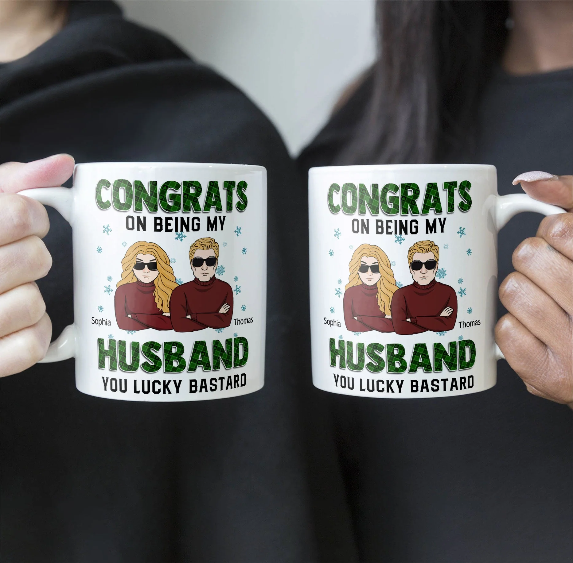 Congrats On Being My Husband- Personalized Mug - Image 2