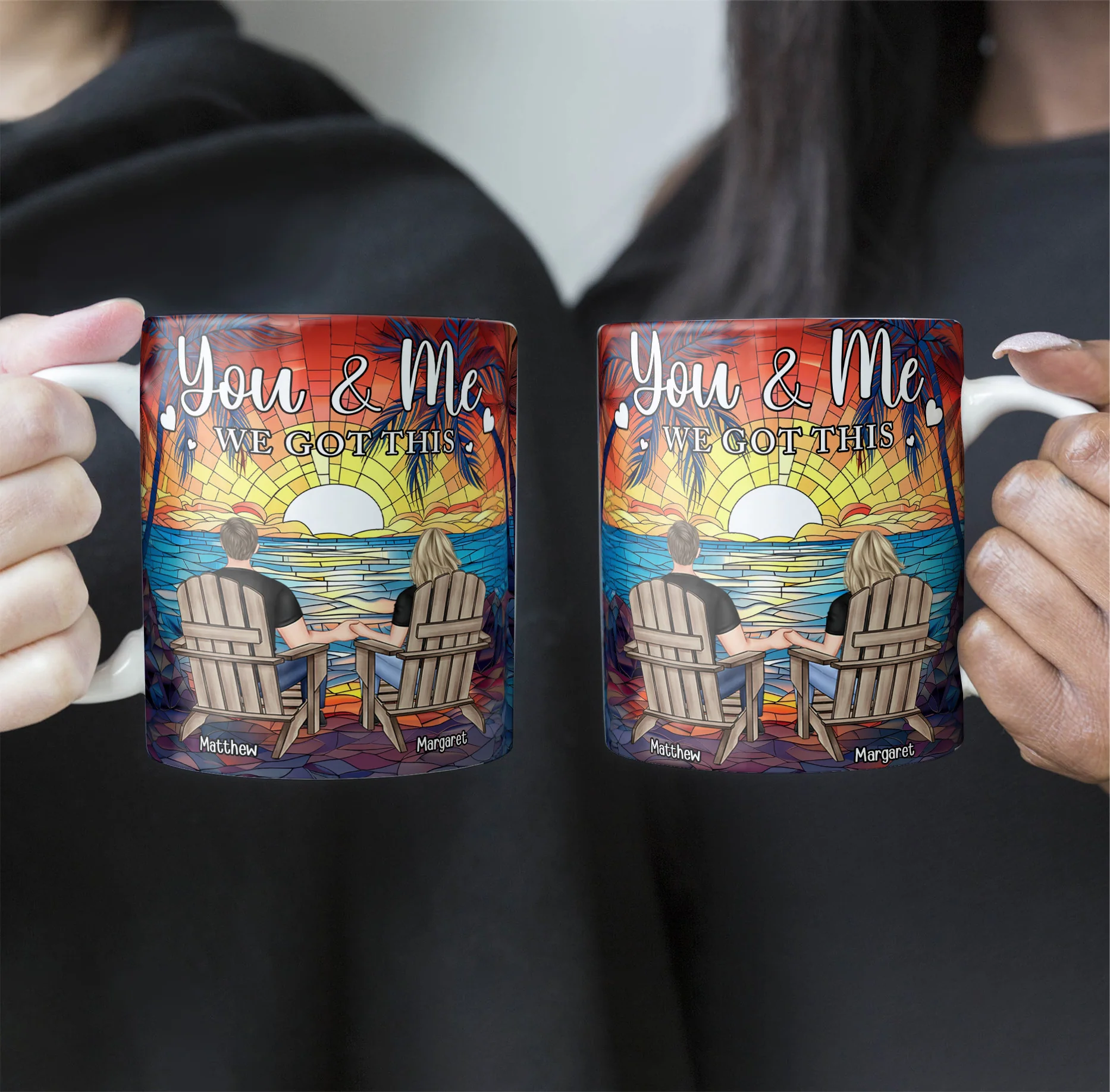 Couple Gift You & Me We Got This - Personalized Mug - Image 2