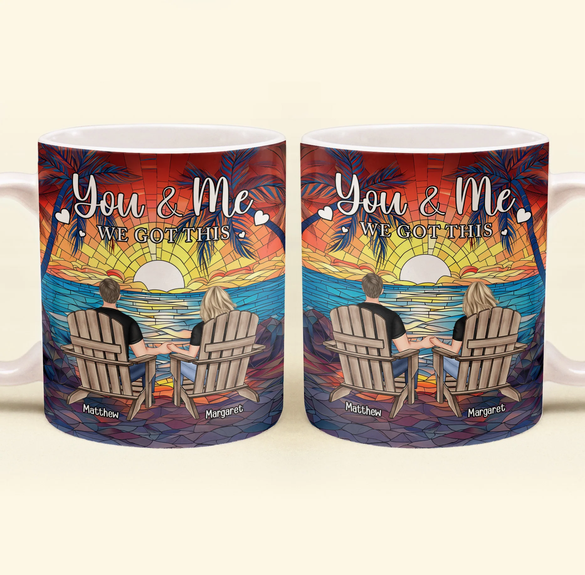 Couple Gift You & Me We Got This - Personalized Mug - Image 3