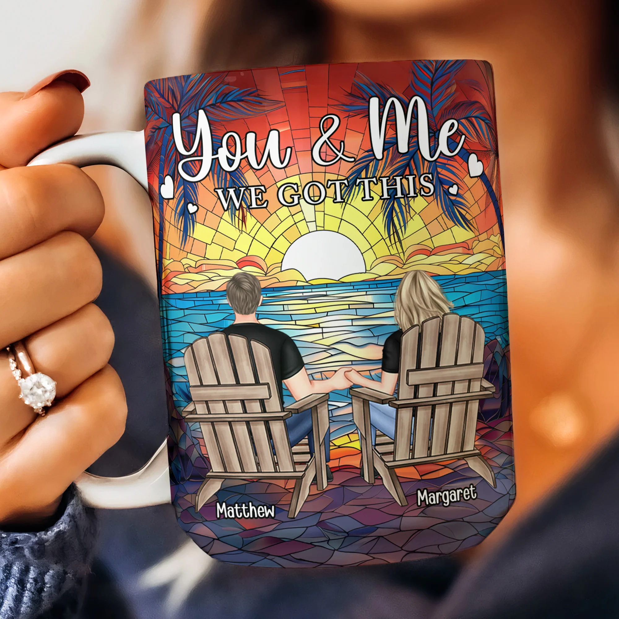 Couple Gift You & Me We Got This - Personalized Mug - Image 4