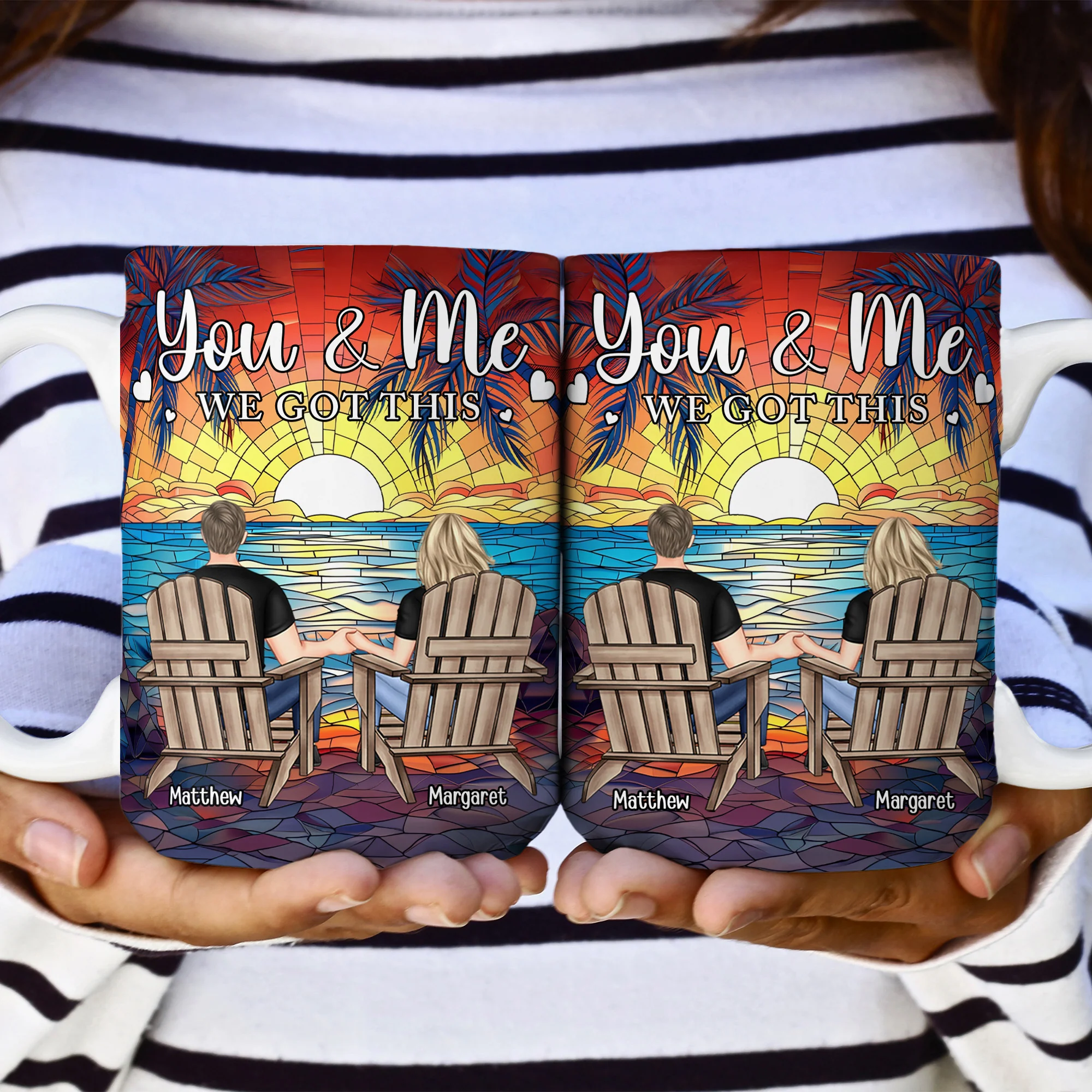 Couple Gift You & Me We Got This - Personalized Mug - Image 5