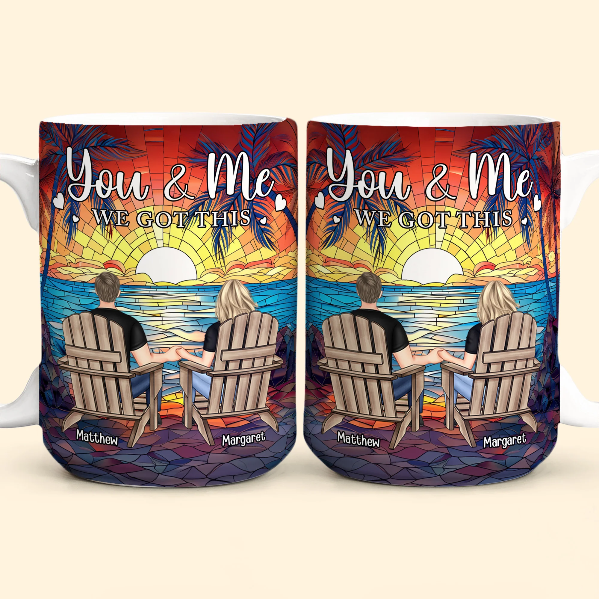 Couple Gift You & Me We Got This - Personalized Mug - Image 6