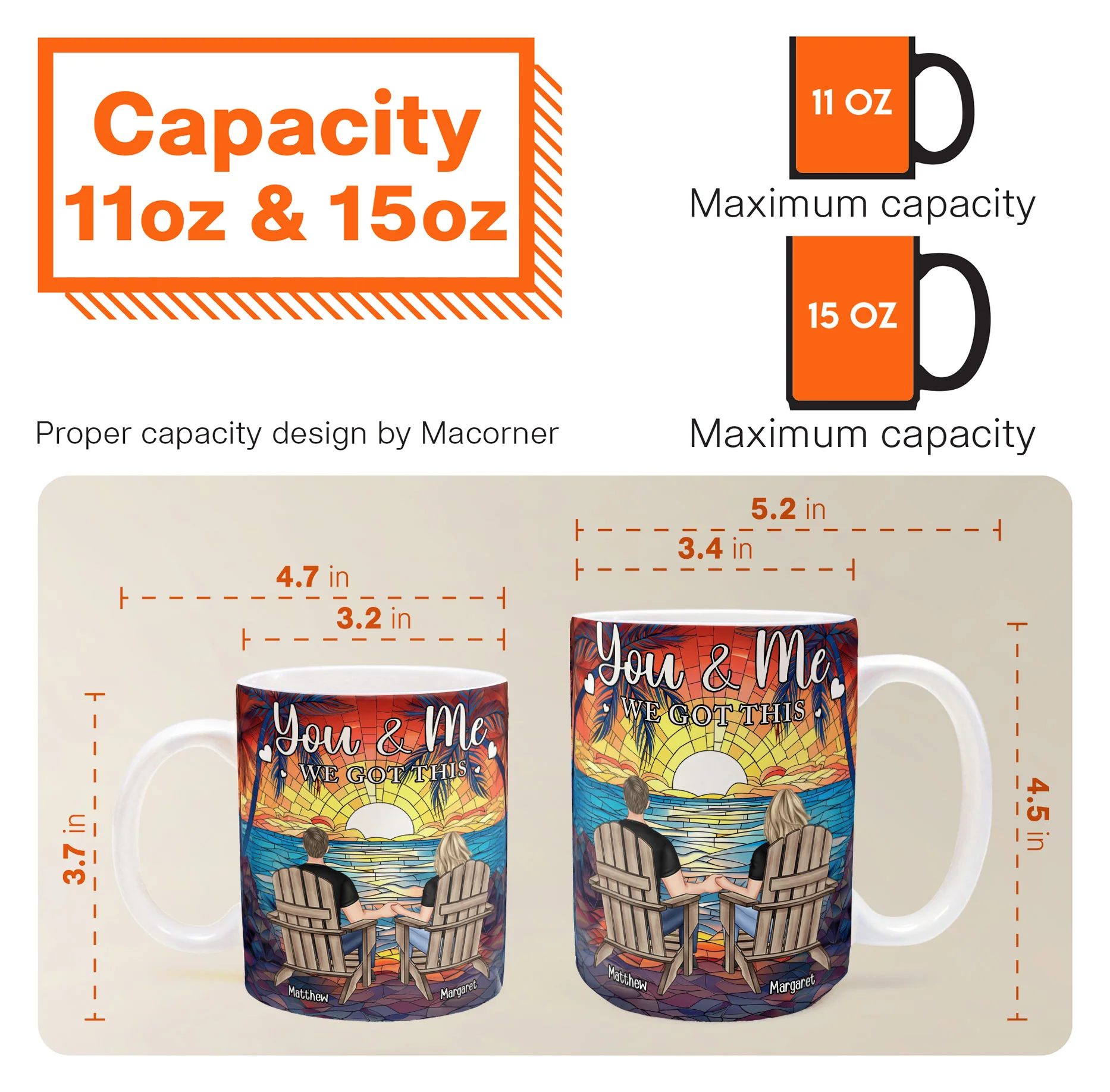 Couple Gift You & Me We Got This - Personalized Mug - Image 7