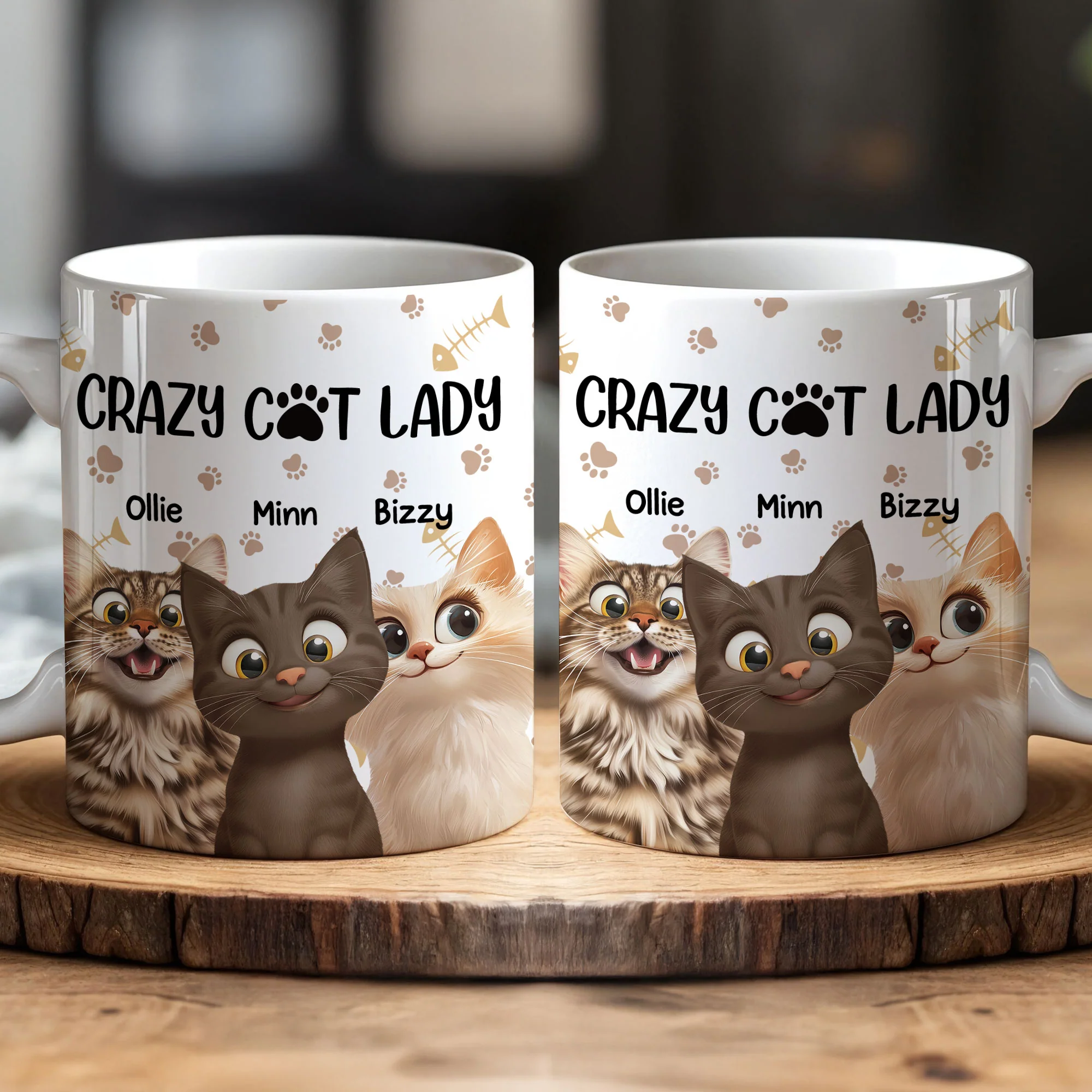 Crazy Cat Lady - Personalized Mug