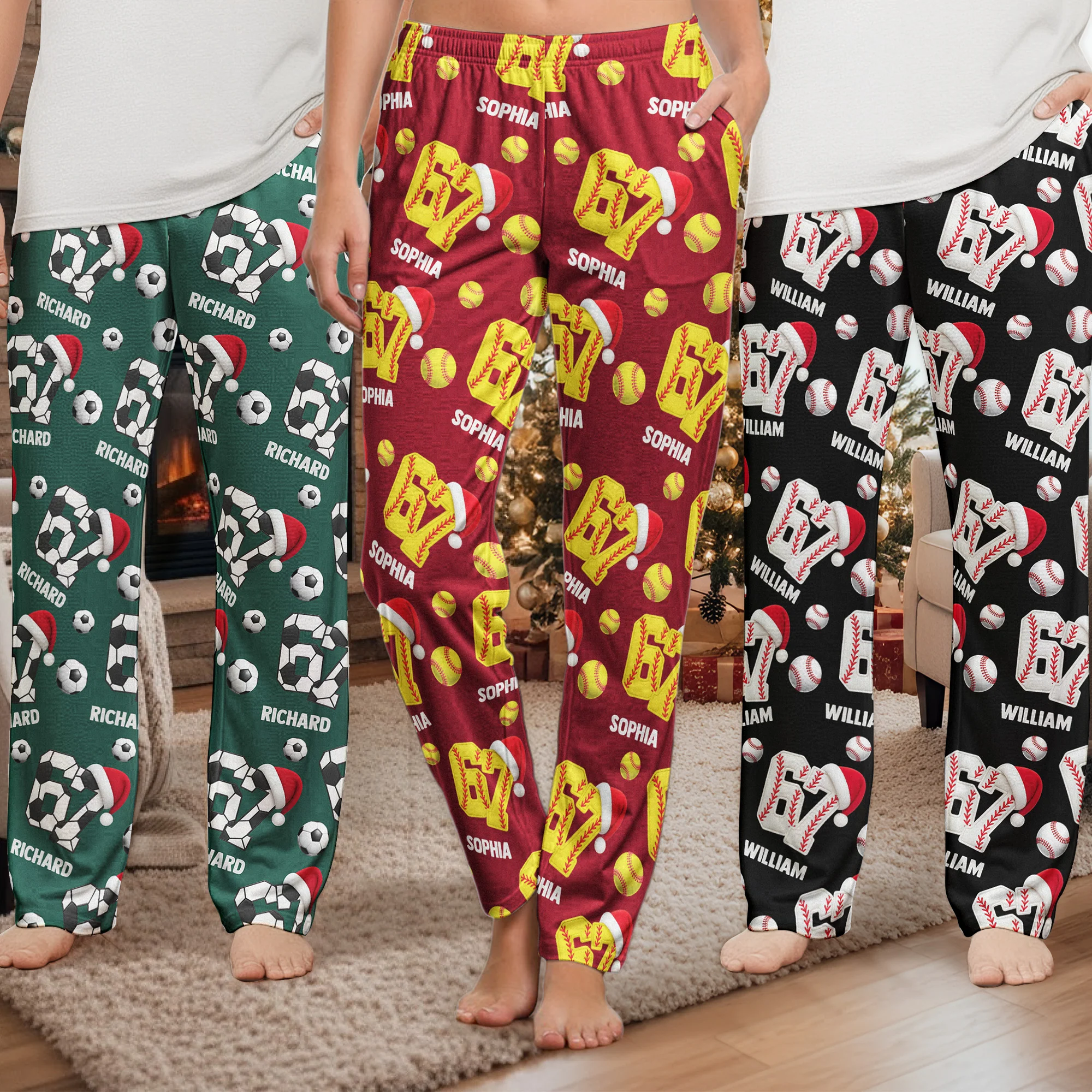 Custom 67 Slang Meme For Sport Lovers Kids Teenagers & Adults - Personalized Sweatpants, Lounge Pants With Pockets