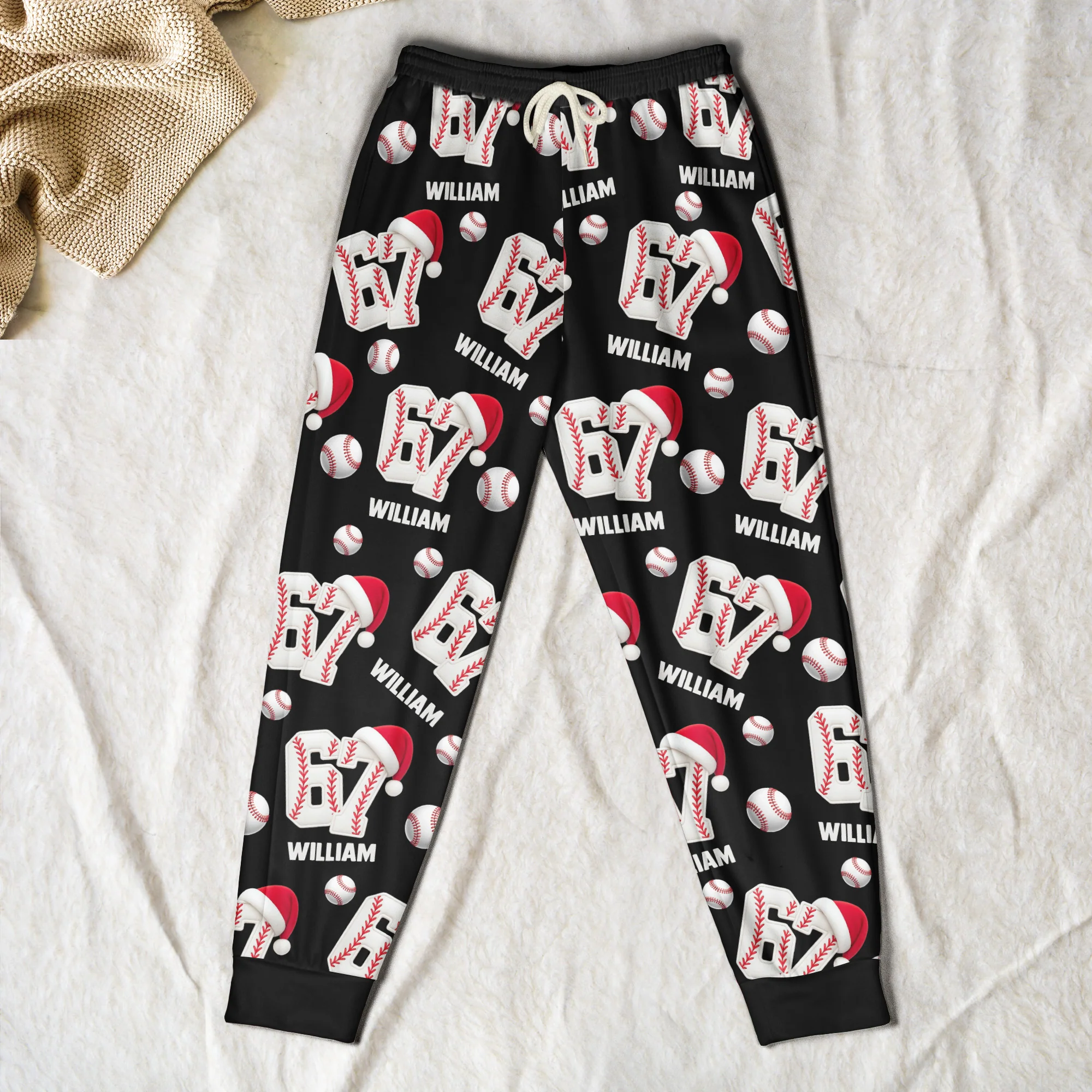 Custom 67 Slang Meme For Sport Lovers Kids Teenagers & Adults - Personalized Sweatpants, Lounge Pants With Pockets - Image 6