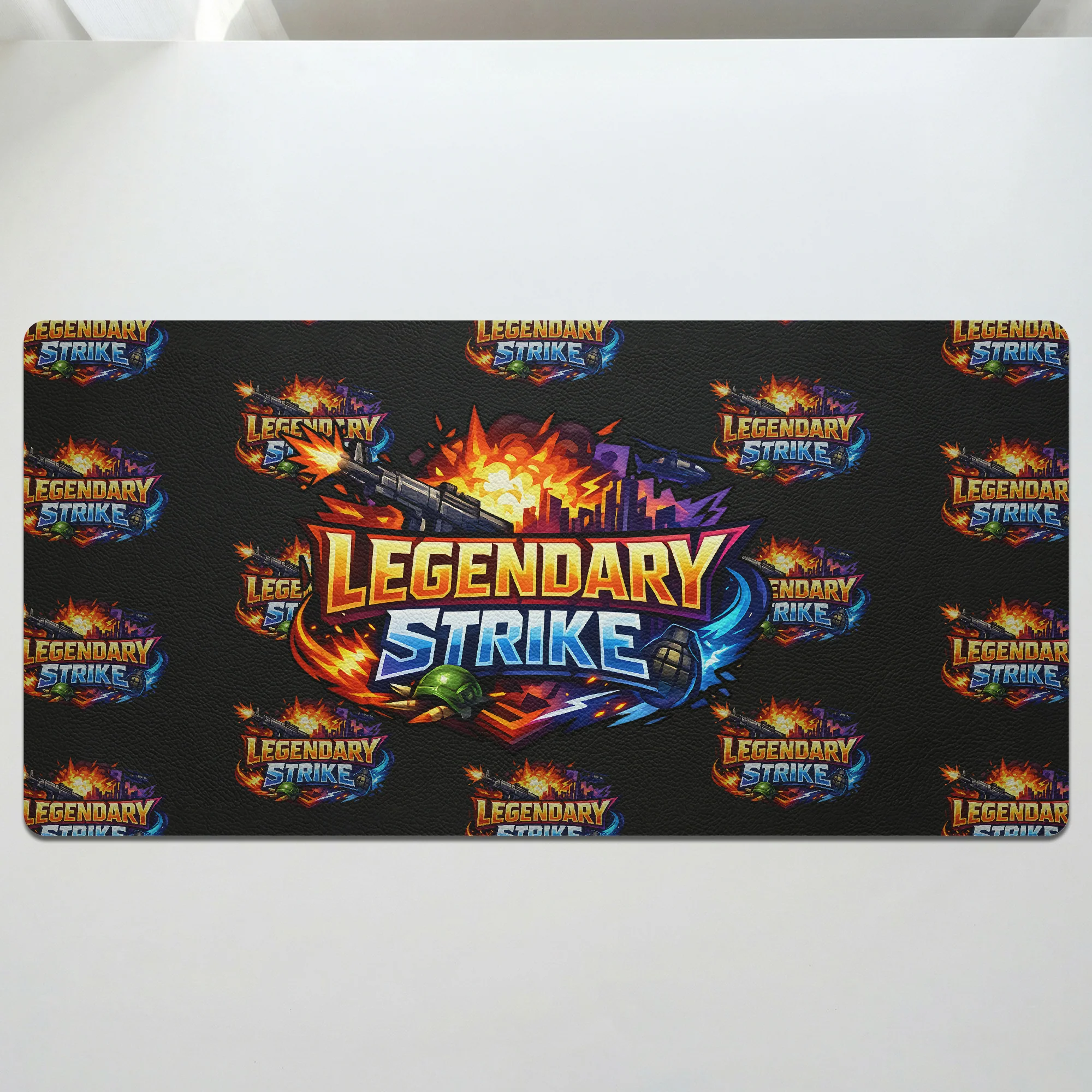 Custom Any Logo, For Him, Her, Gaming Lovers - Personalized Desk Mat - Image 2