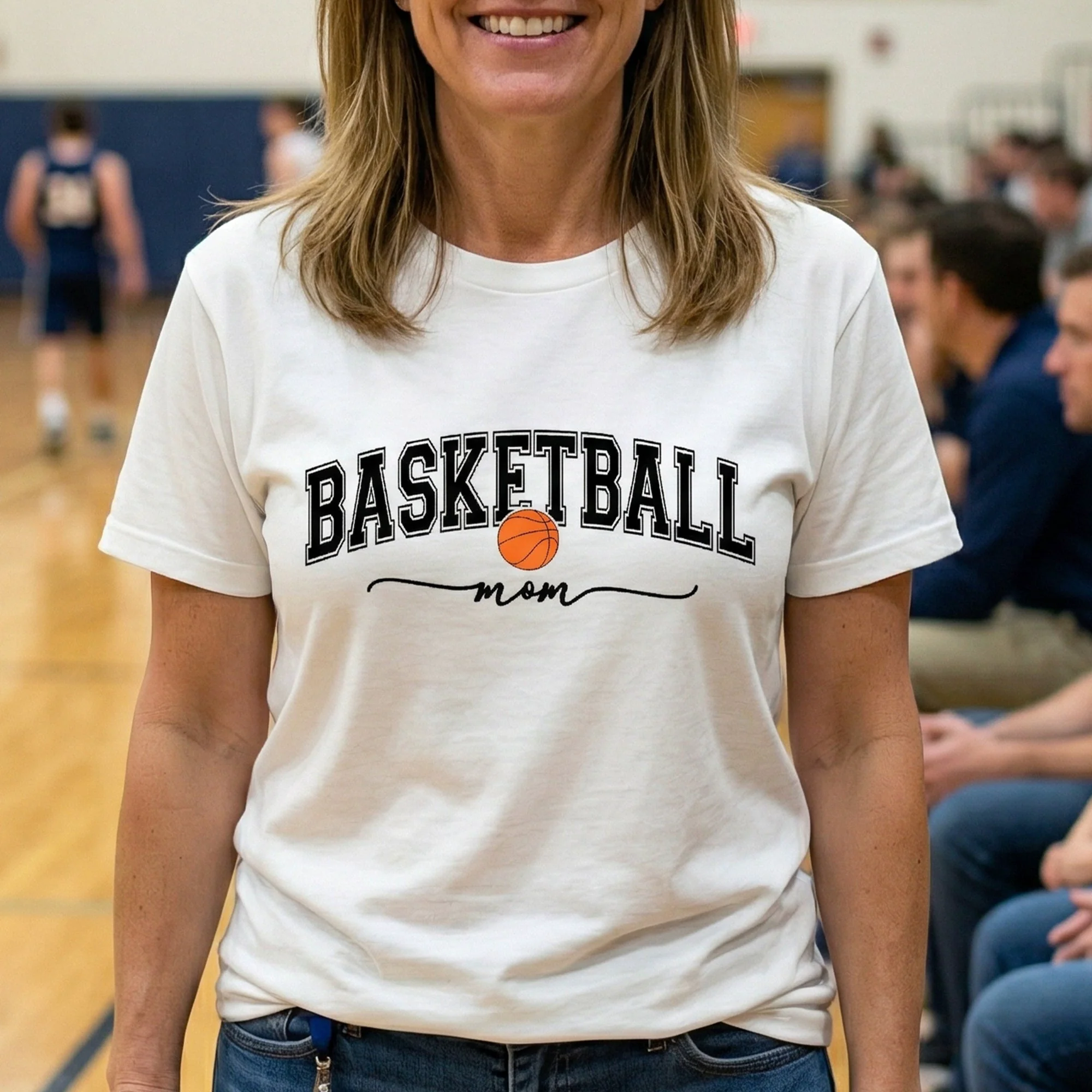 Custom Basketball Mom, Grandma - Personalized Shirt - Image 5