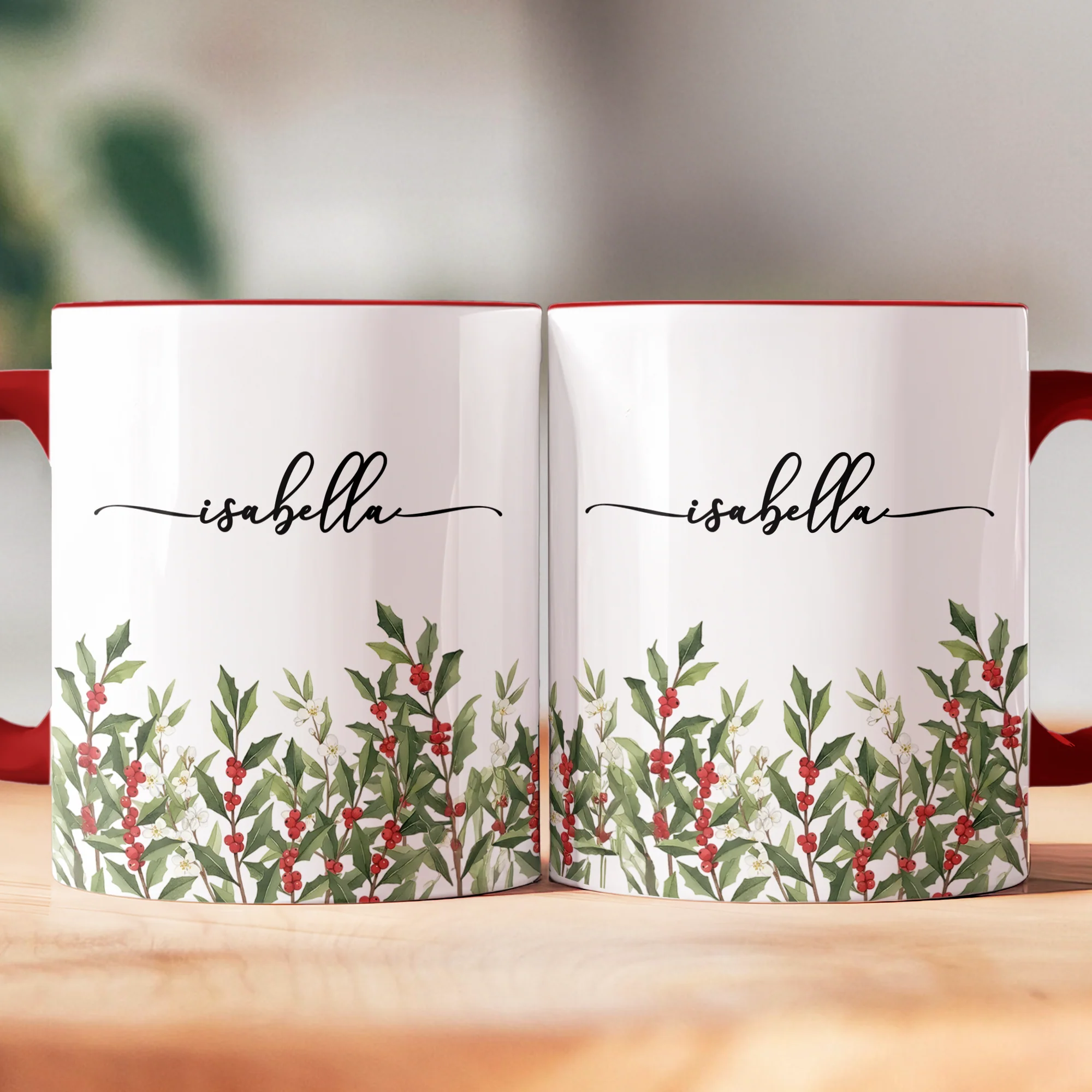 Custom Birth Flower & Name For Her, Coworkers, Friends, Teacher - Personalized Mug - Image 3