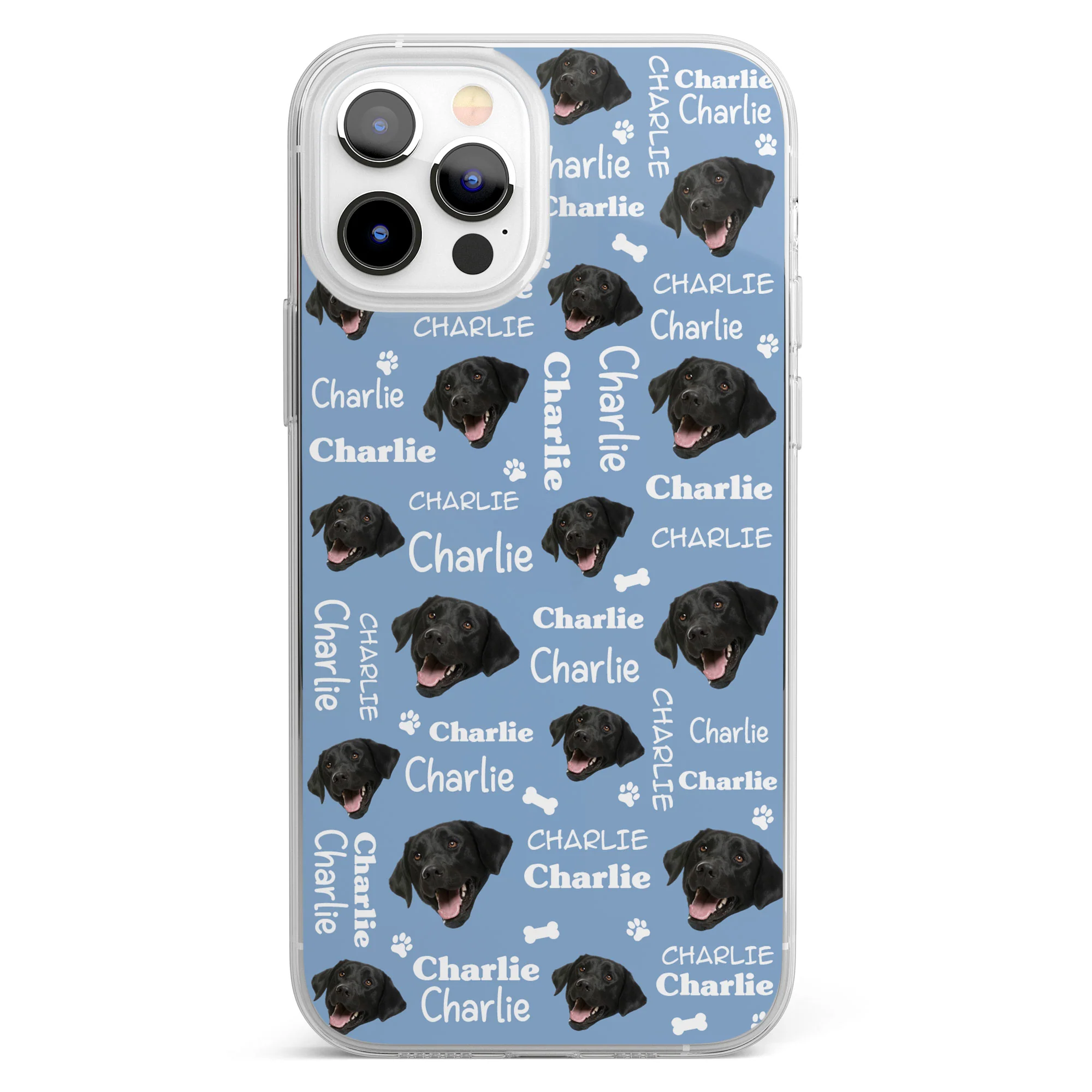 Custom Cute Pet Face - Personalized Photo Clear Phone Case - Image 5