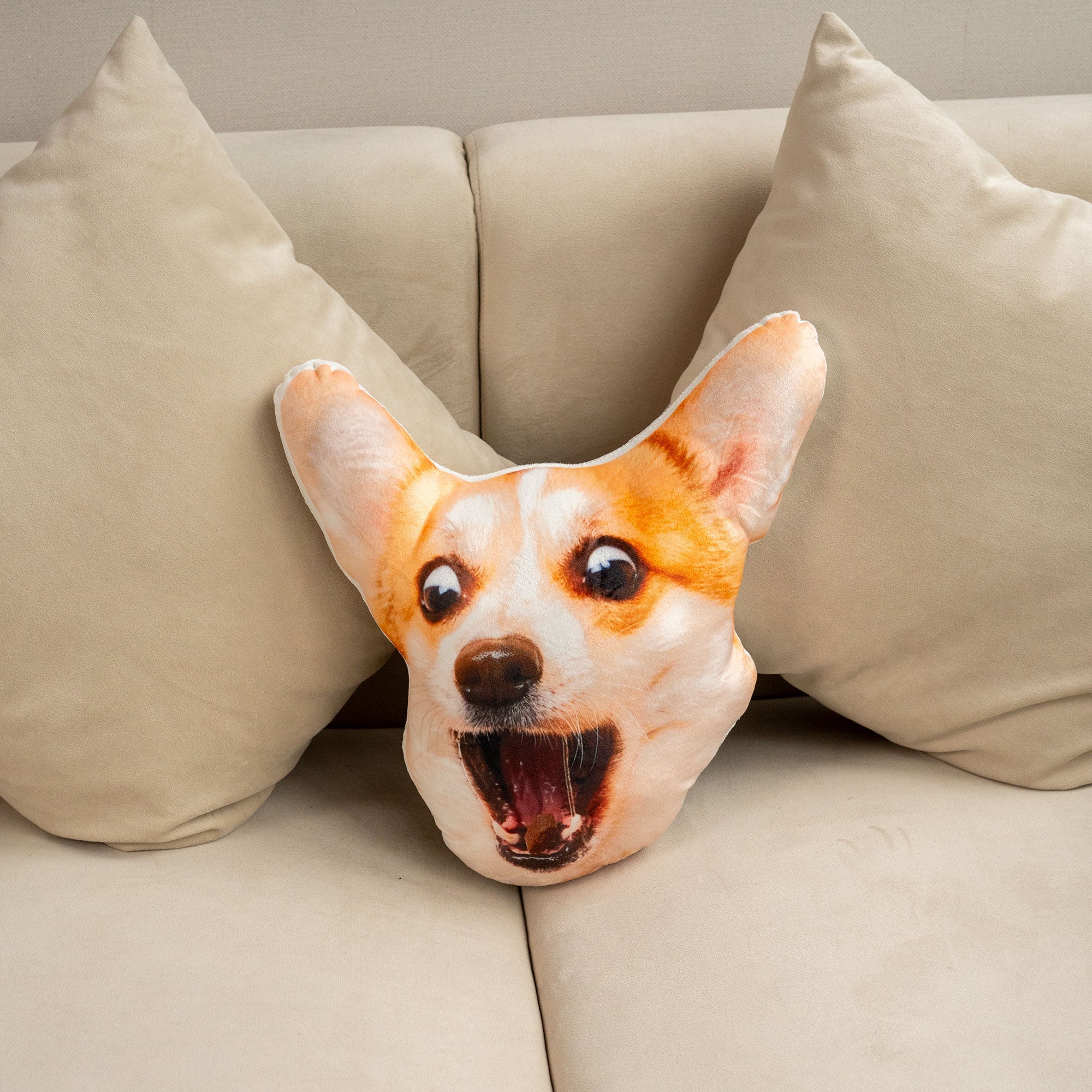 Custom Face Funny Silly Big Head - Personalized Photo Custom Shaped Pillow - Image 6