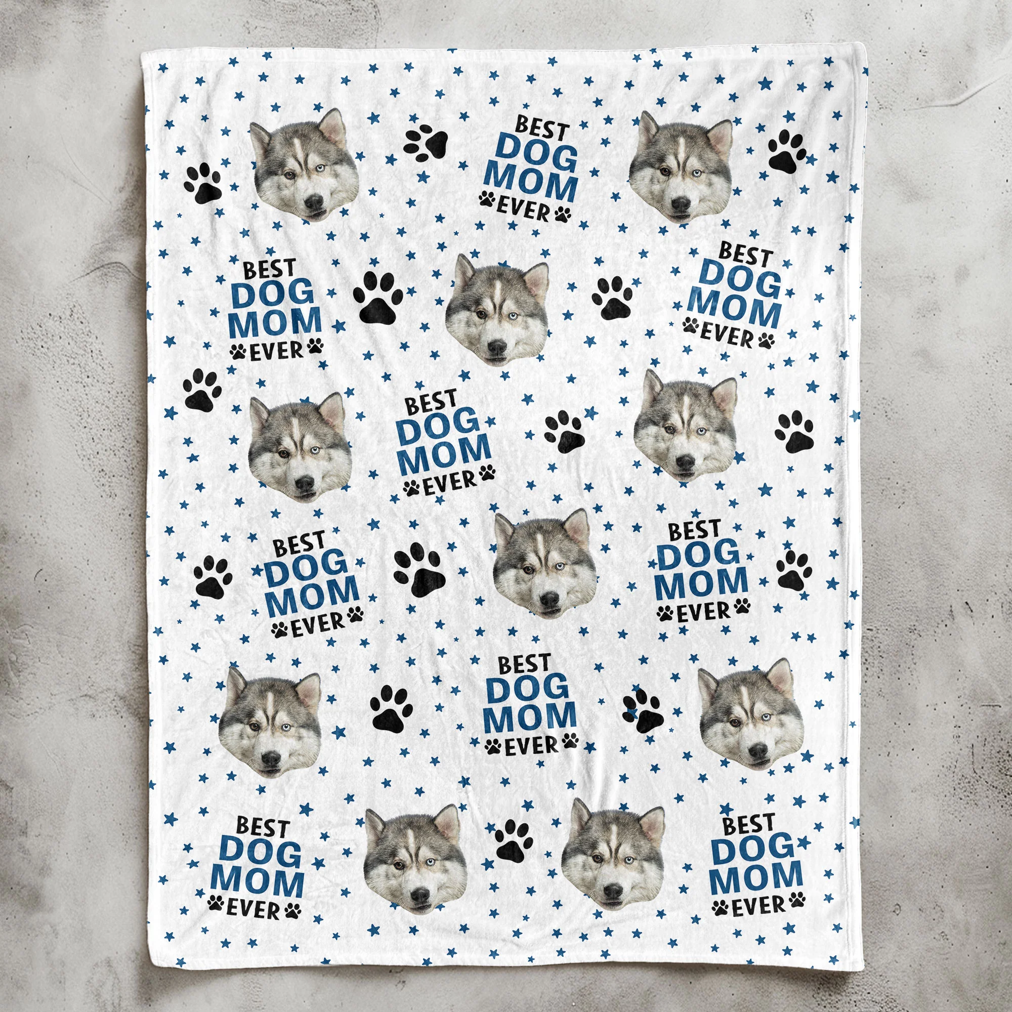 Custom Funny Pet Face Pet Parents - Personalized Photo Blanket - Image 8