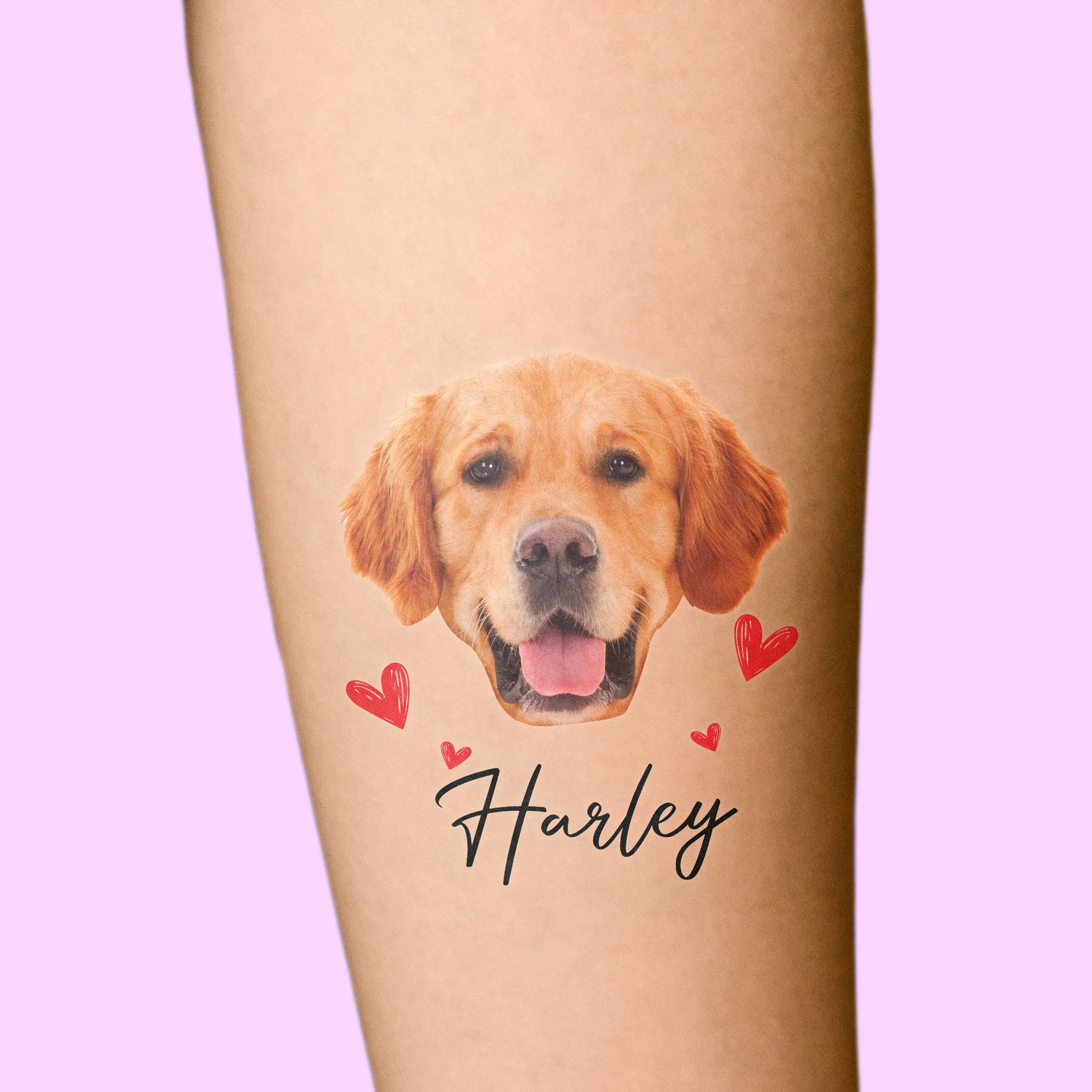 Custom Funny Photo And Name - Personalized Photo Tattoo - Image 2