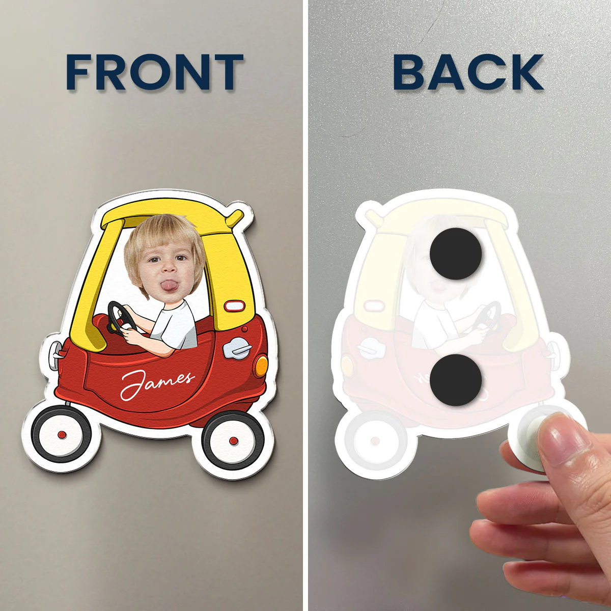 Custom Kid Photo Funny Gifts For Son, Daughter, Grandkids - Personalized Magnet - Image 5