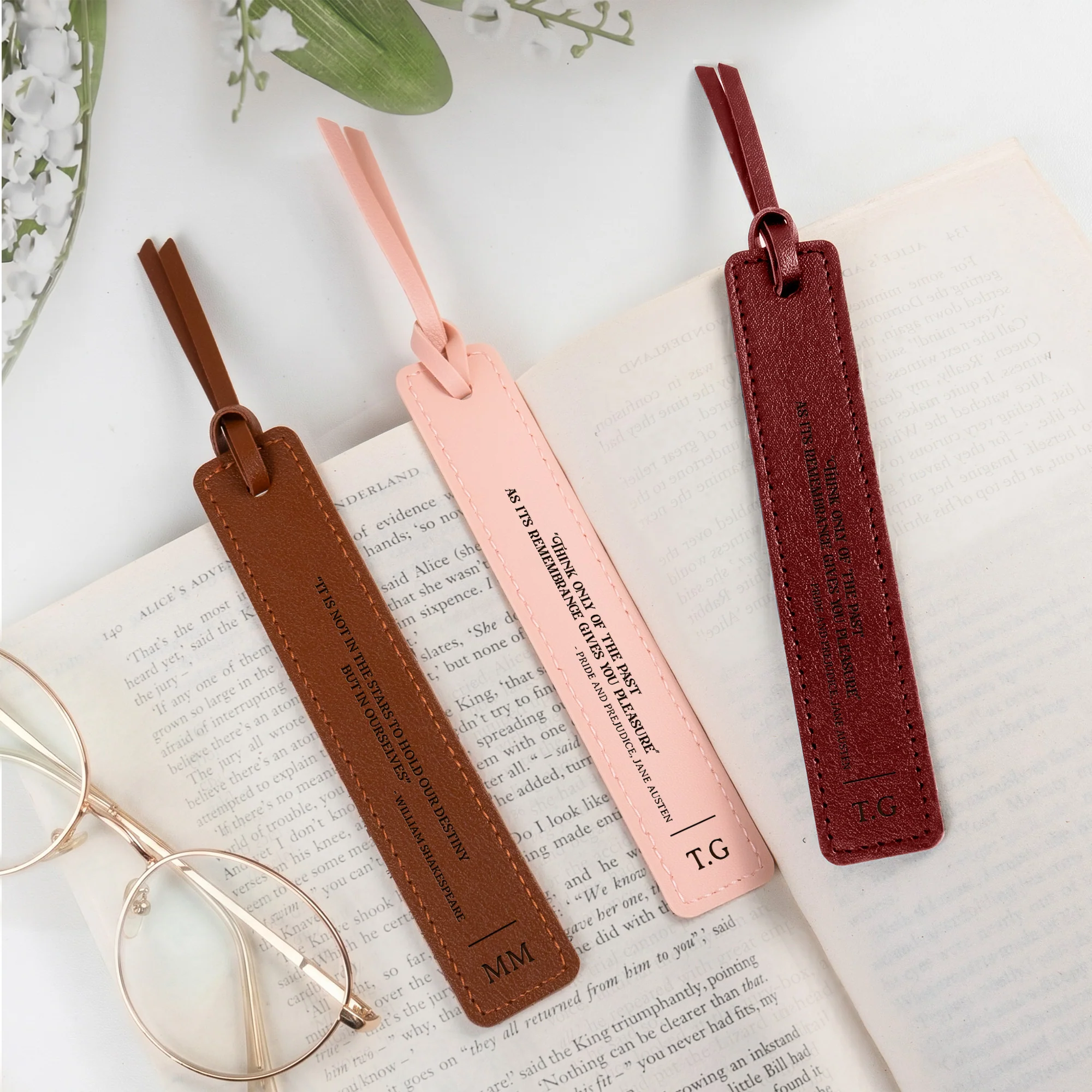 Custom Literary Quote For Book Lovers, Readers - Personalized Bookmark