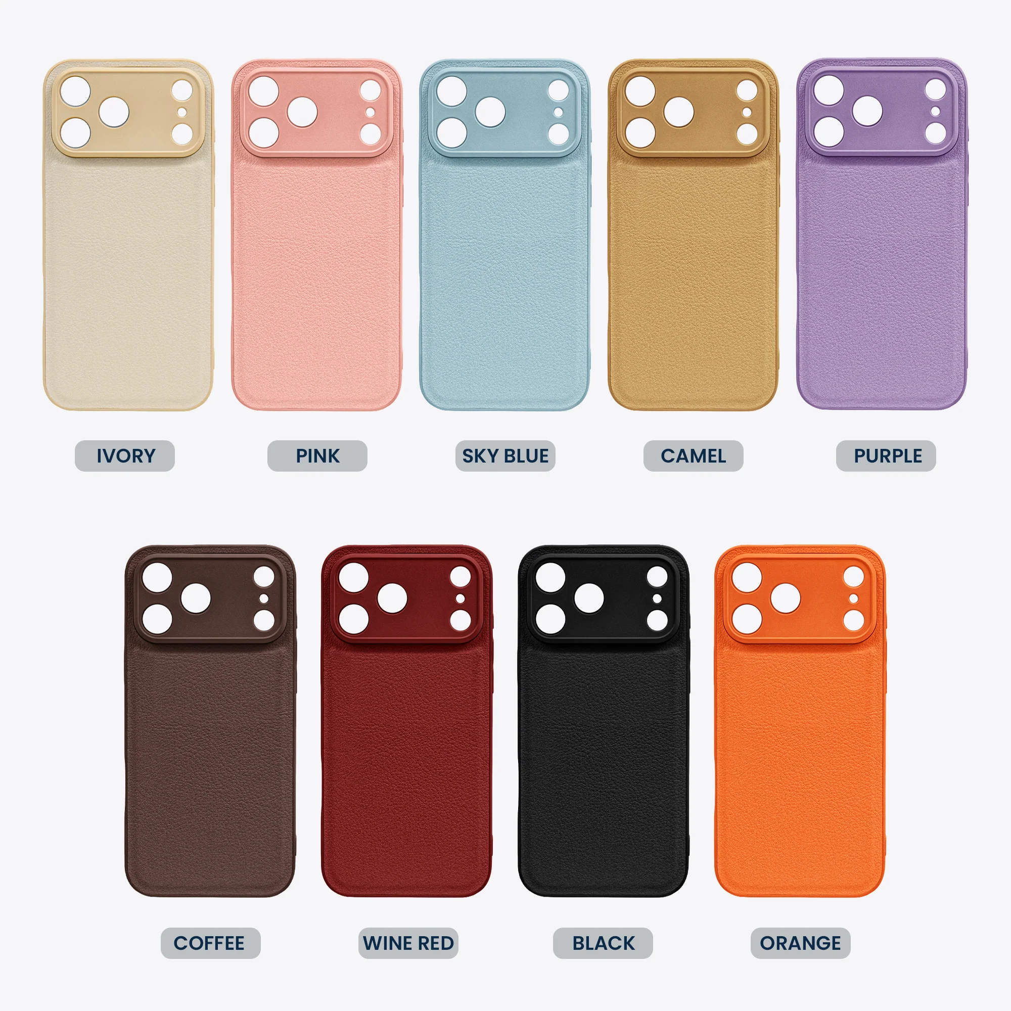 Custom Name & Birth Flower Gifts For Her, Sisters, Daughter, Friends - Personalized Leather Phone Case - Image 4