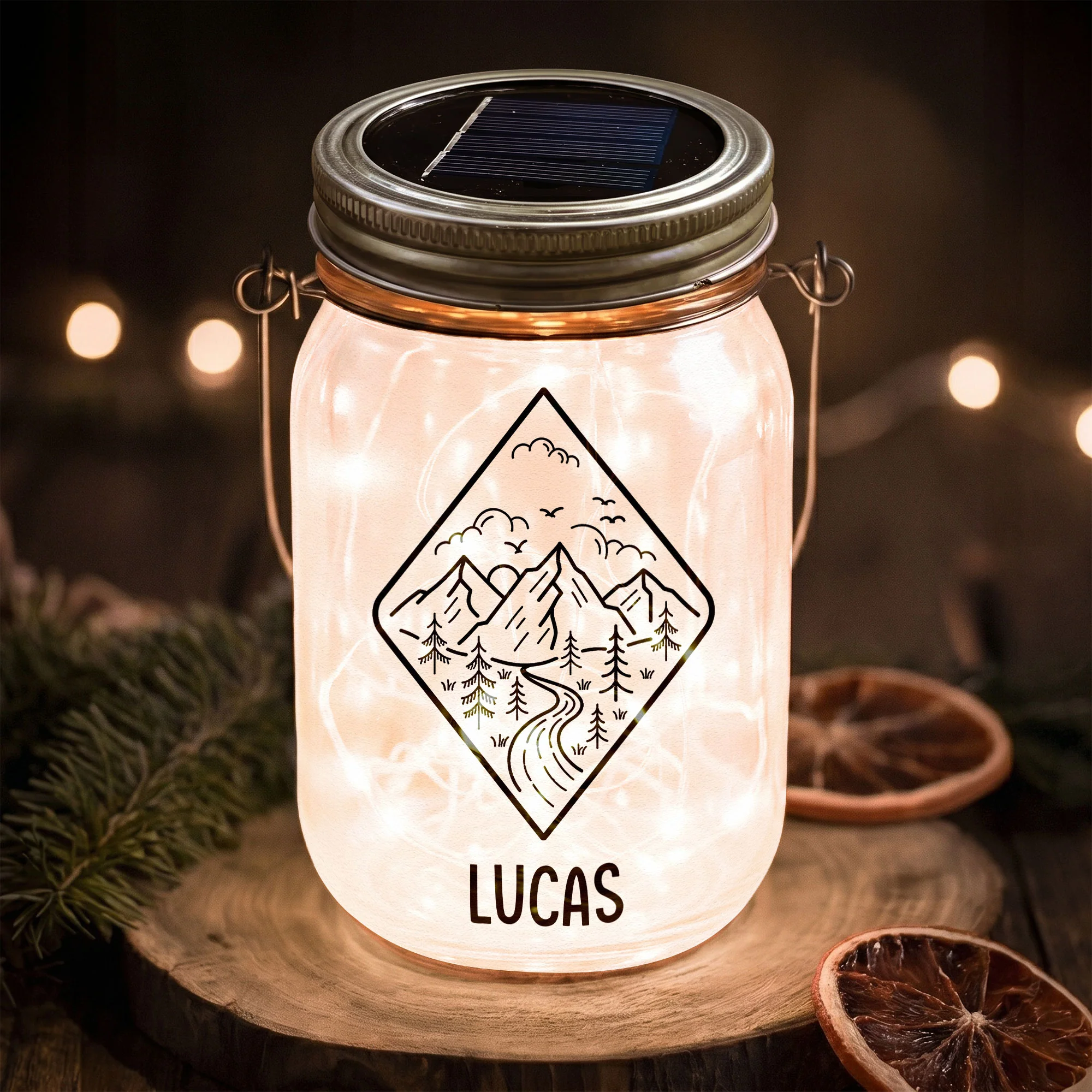 Custom Name Camping Gift For Camper - Personalized Night Light - Image 2